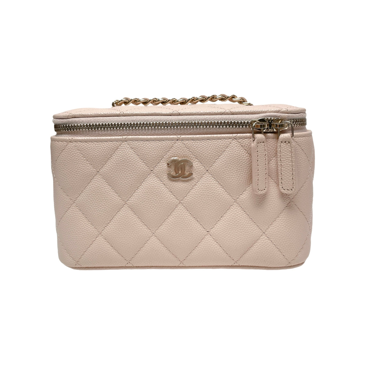 CHANEL VANITY CASE WITH CHAIN