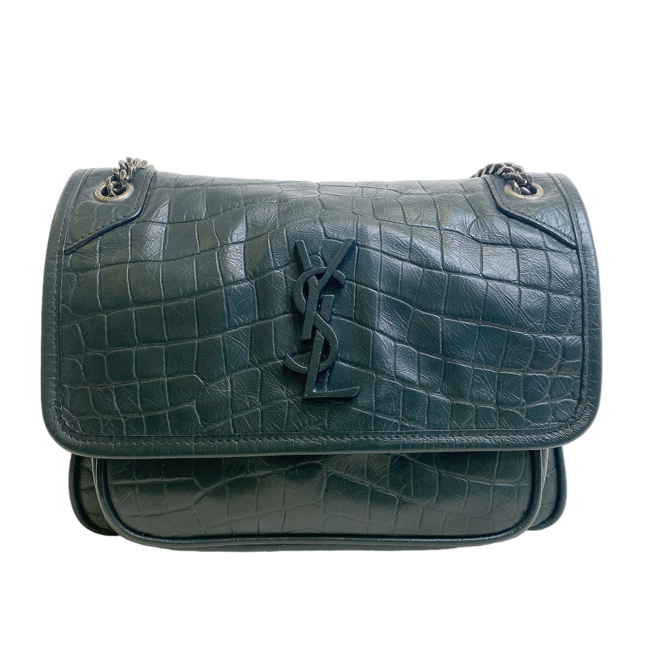 YSL NIKI BB - CROC EMBOSSED