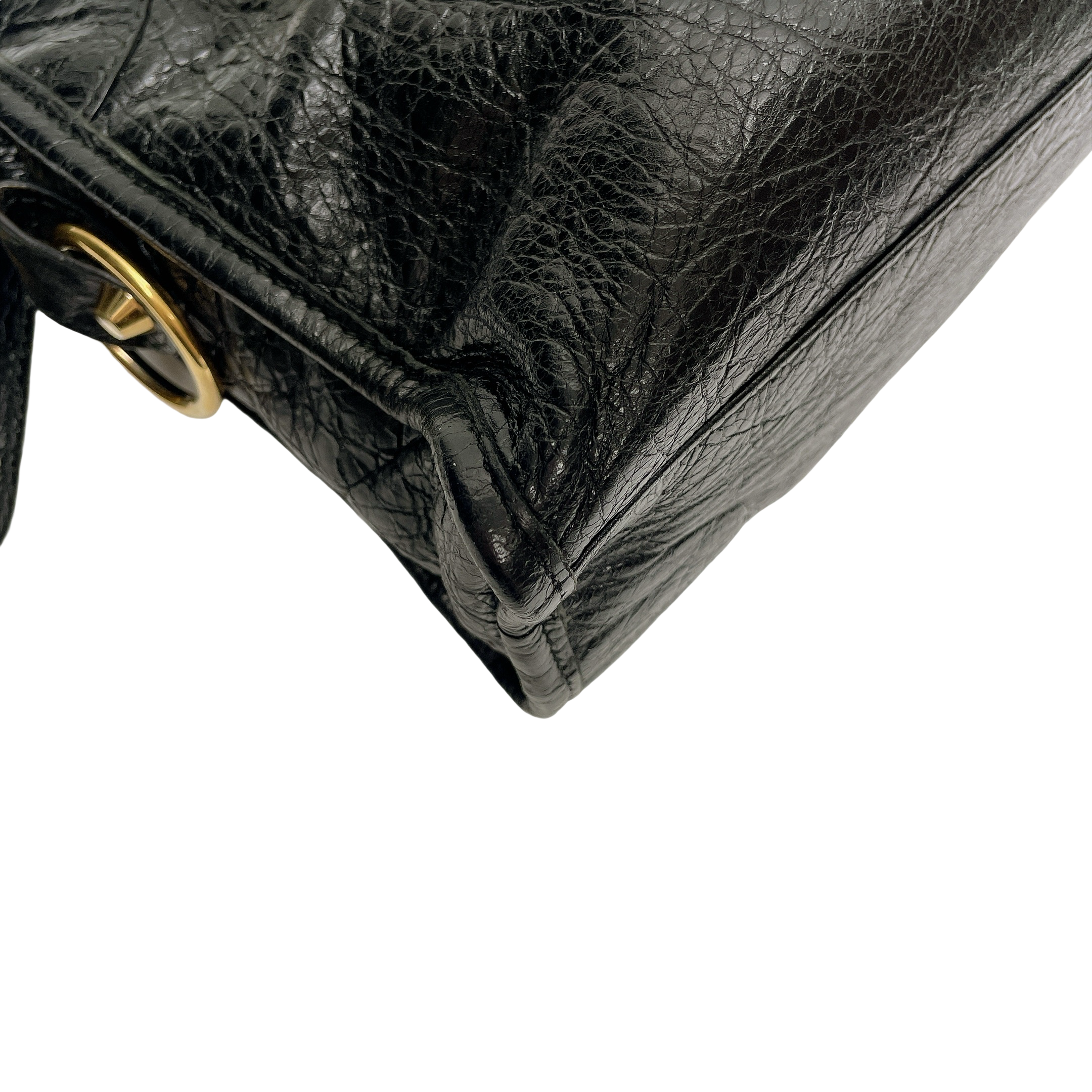 BALENCIAGA CITY MINI BLACK IN TASSLE