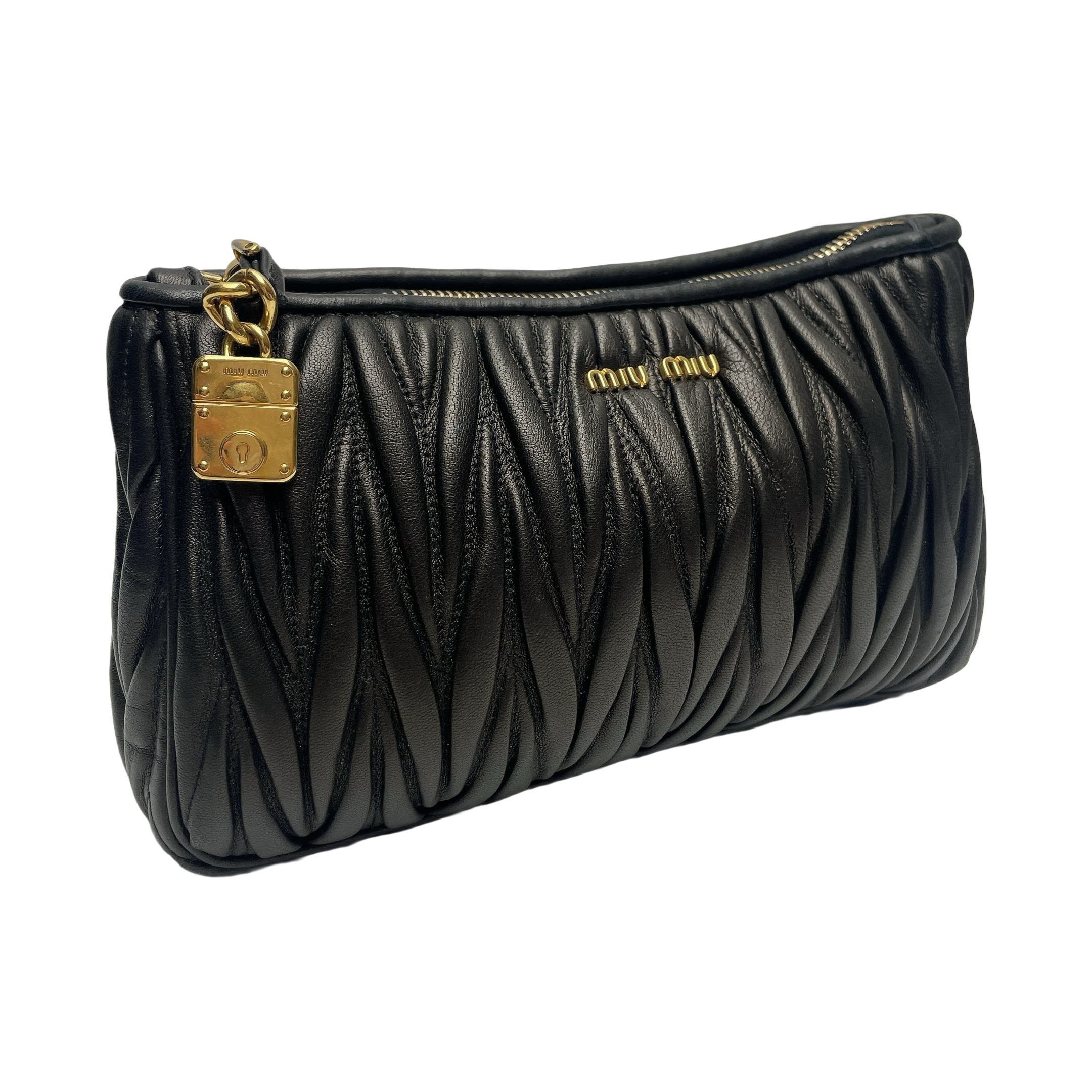 MIUMIU MATELASSE NAPPA CLUTCH