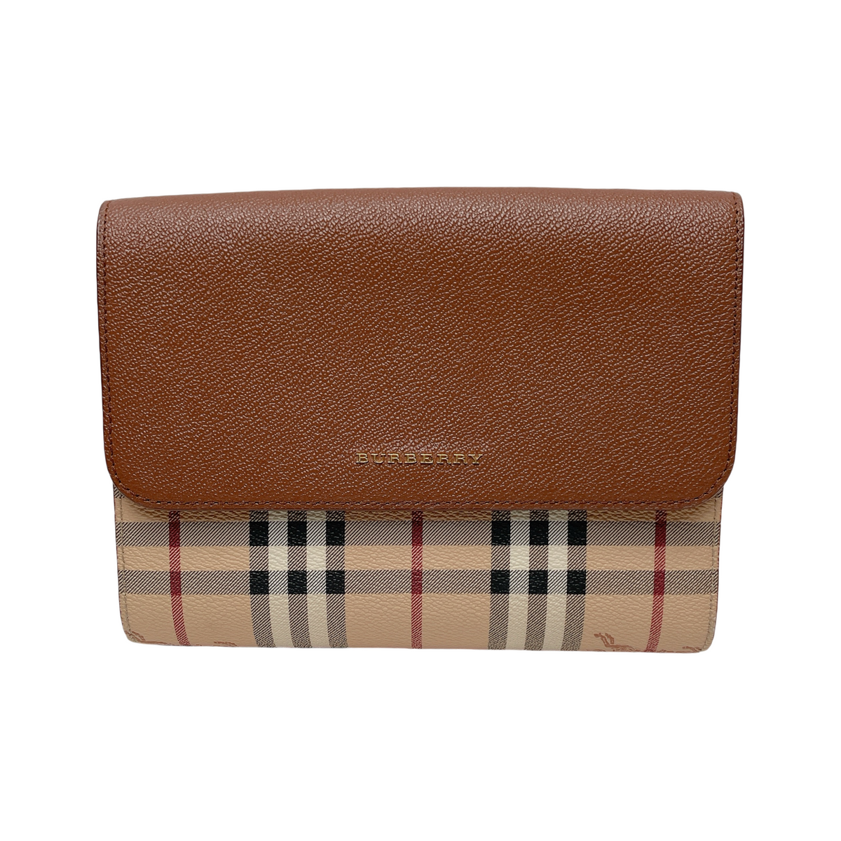 BURBERRY HAYMARKET CHECK LOXLEY SMALL BAG