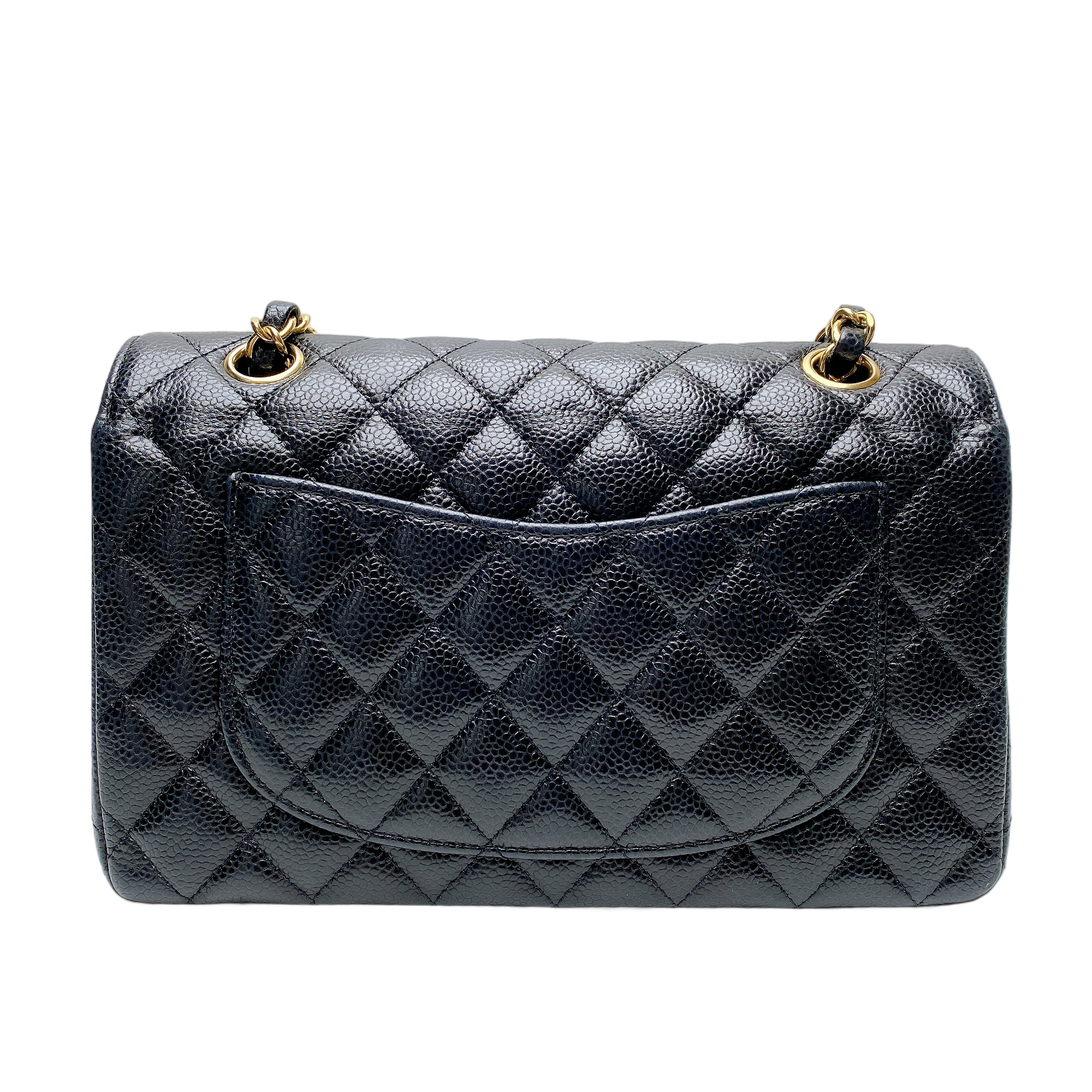 CHANEL CF SMALL CAVIAR IN GHW