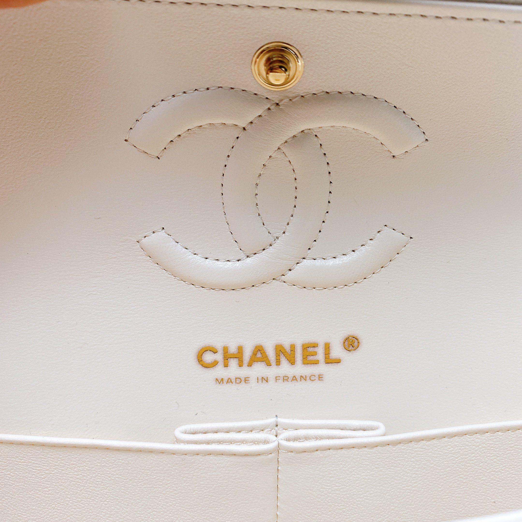 CHANEL CF SMALL IN GHW