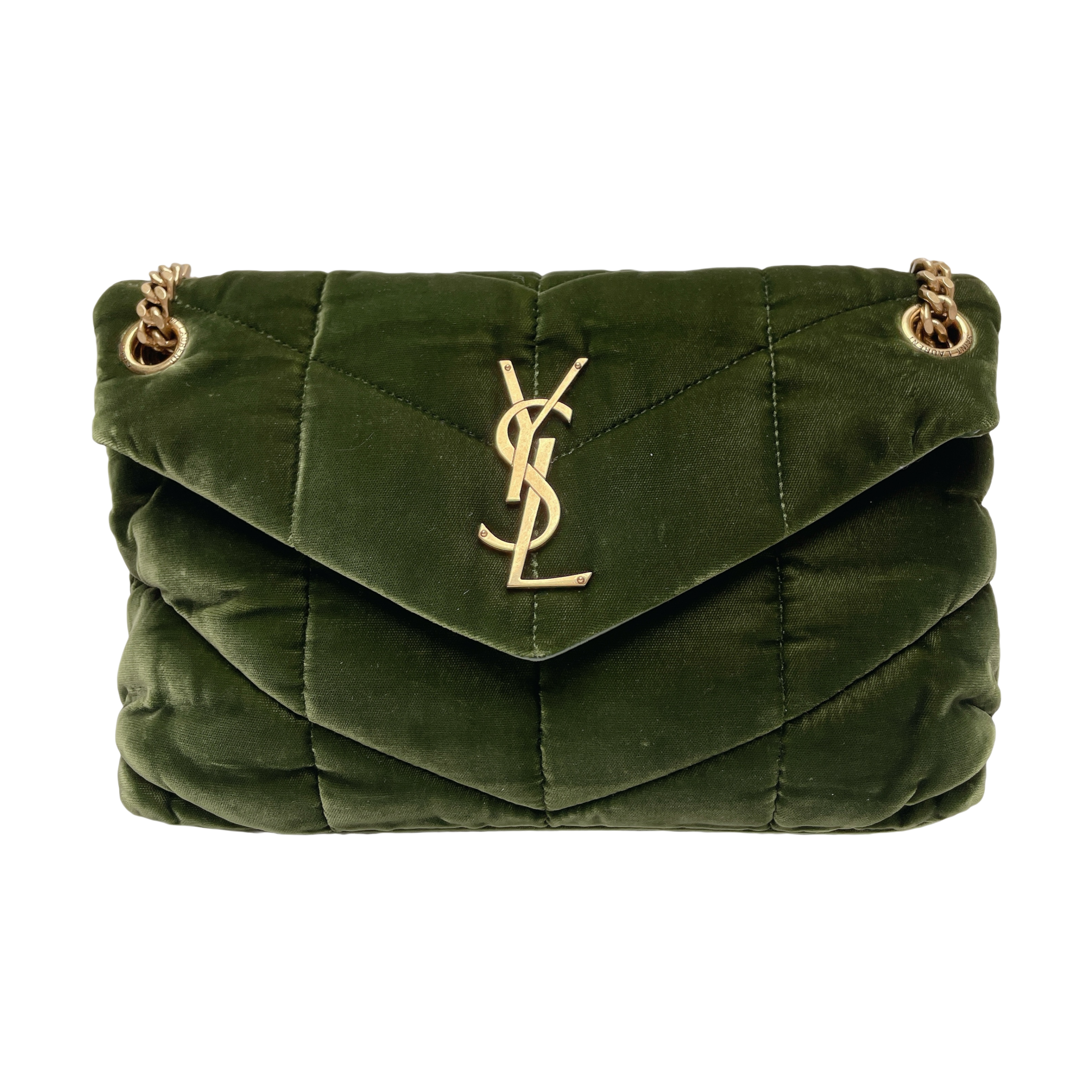 YSL LOULOU PUFFER VELVET