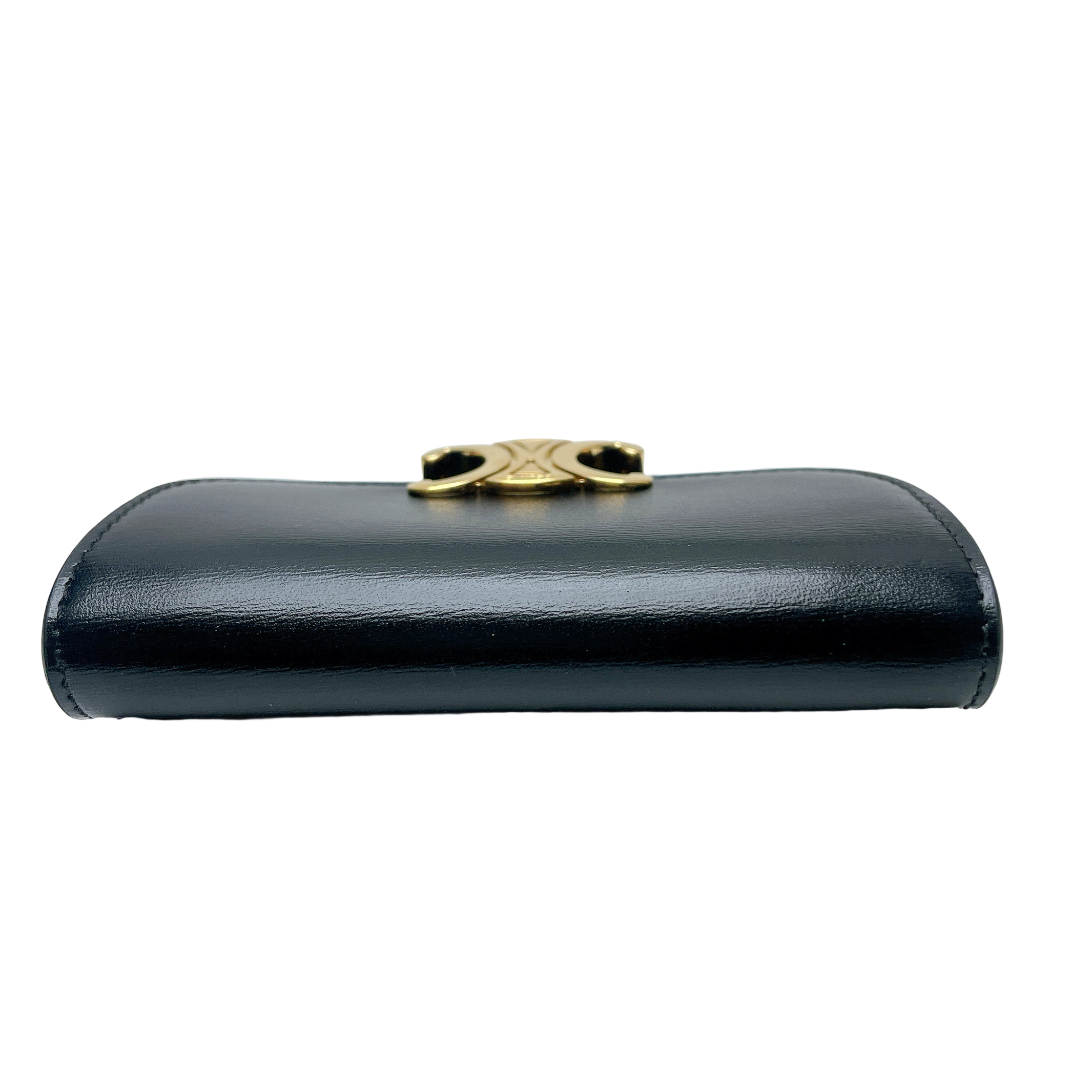 CELINE CARD HODER WITH FLAP TRIOMPHE