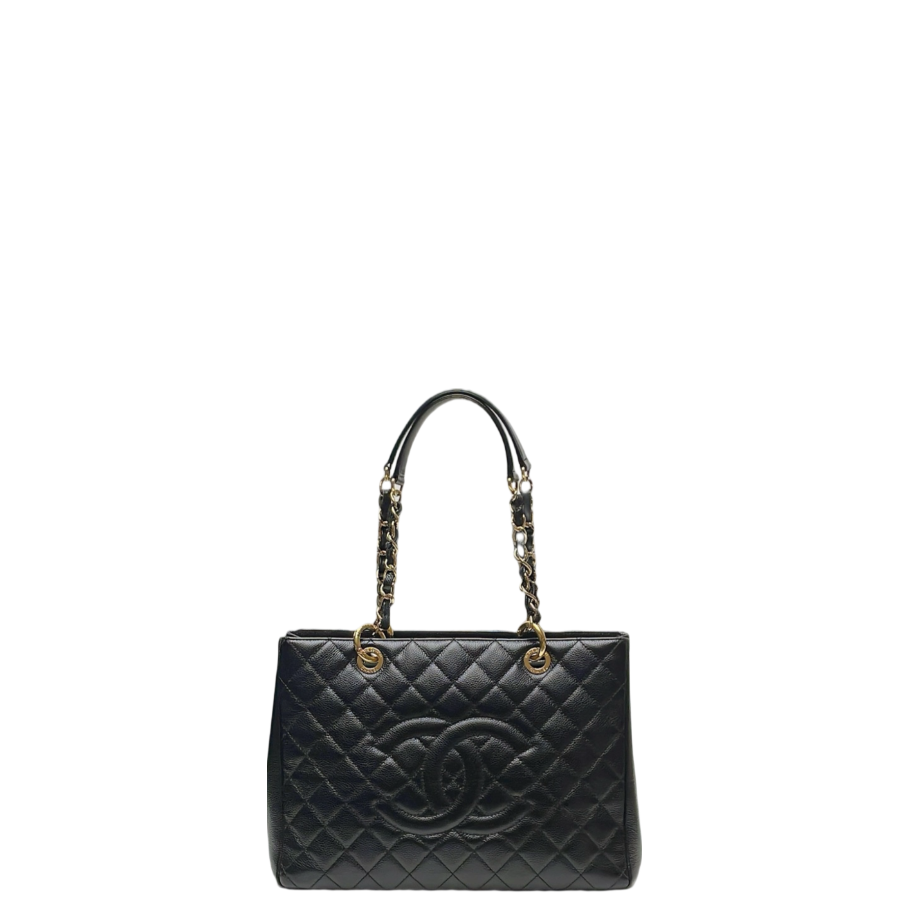 CHANEL GRAND SHOPPING TOTE IN GHW