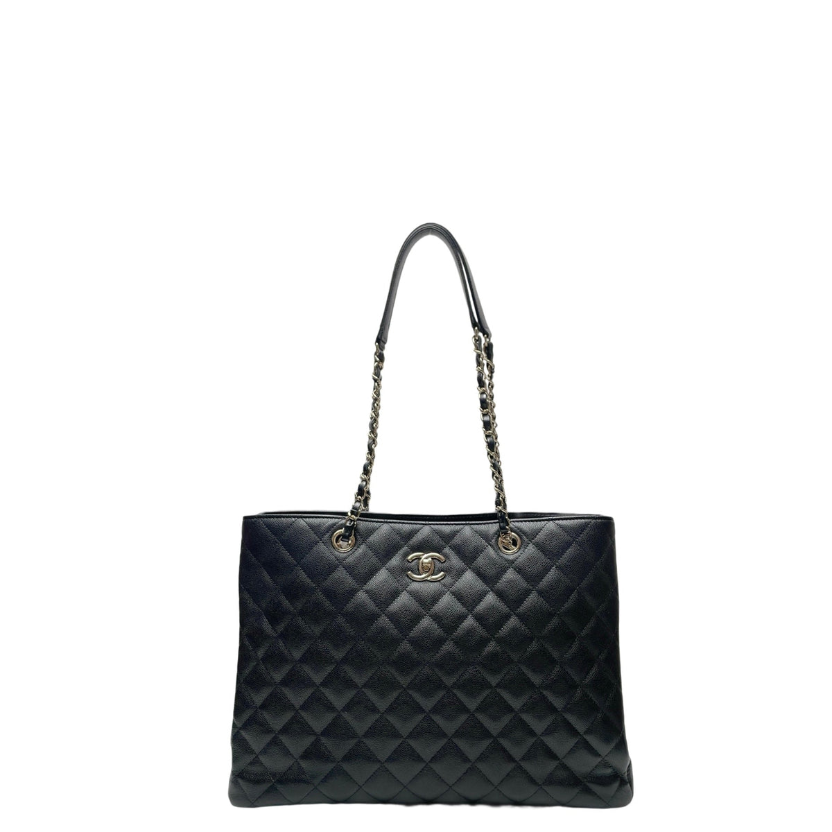 CHANEL GRAND SHOPPING TOTE IN GHW