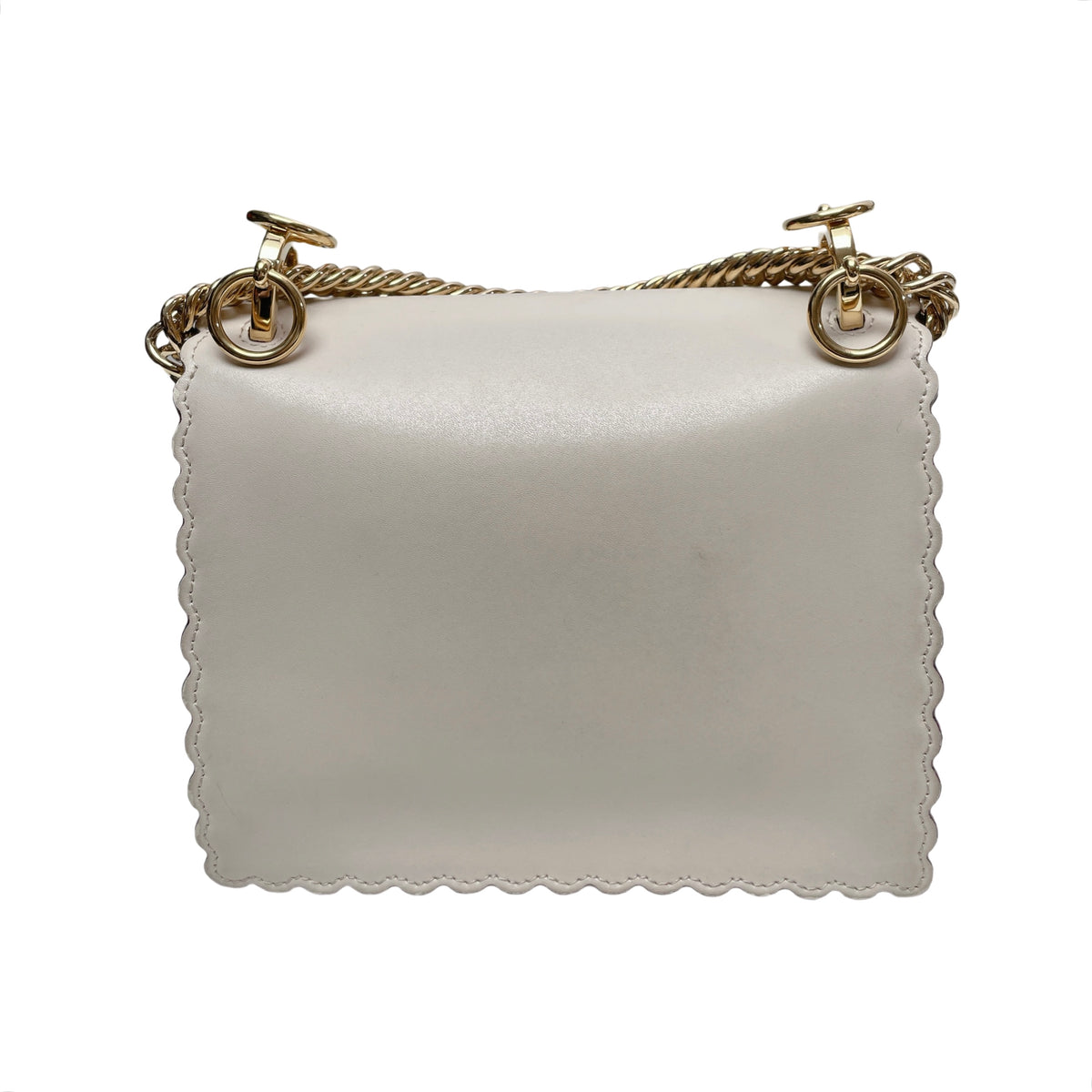 FENDI IVORY SCALLOPED