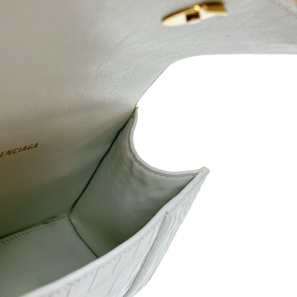 BALENCIAGA HOURGLASS TOP HANDLE EXTRA SMALL BAG
