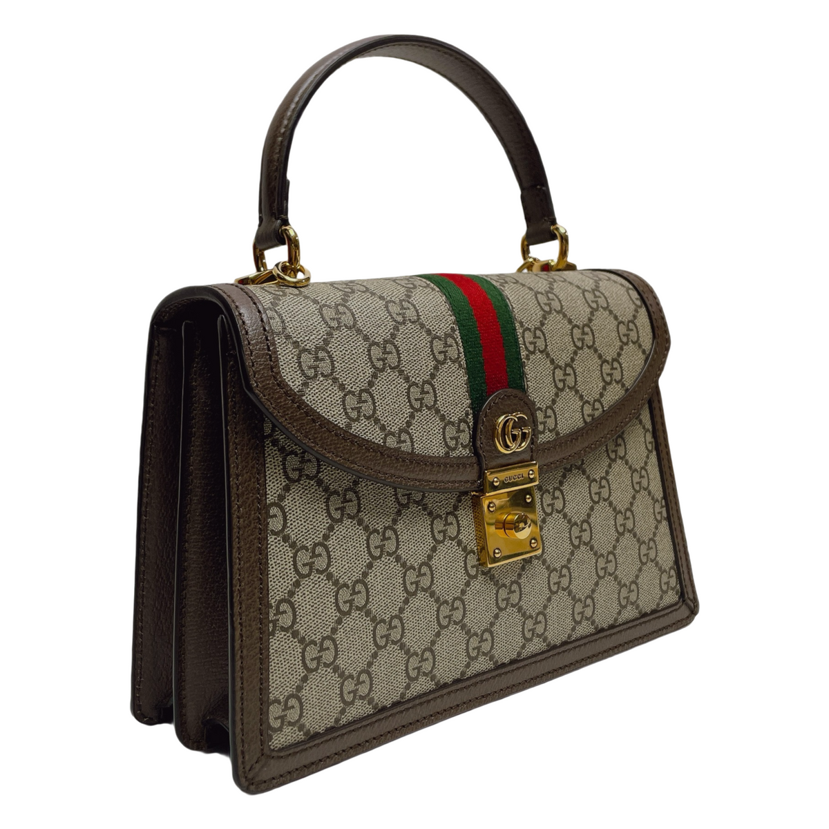 GUCCI OPHIDIA TOP HANDLE BAG SMALL