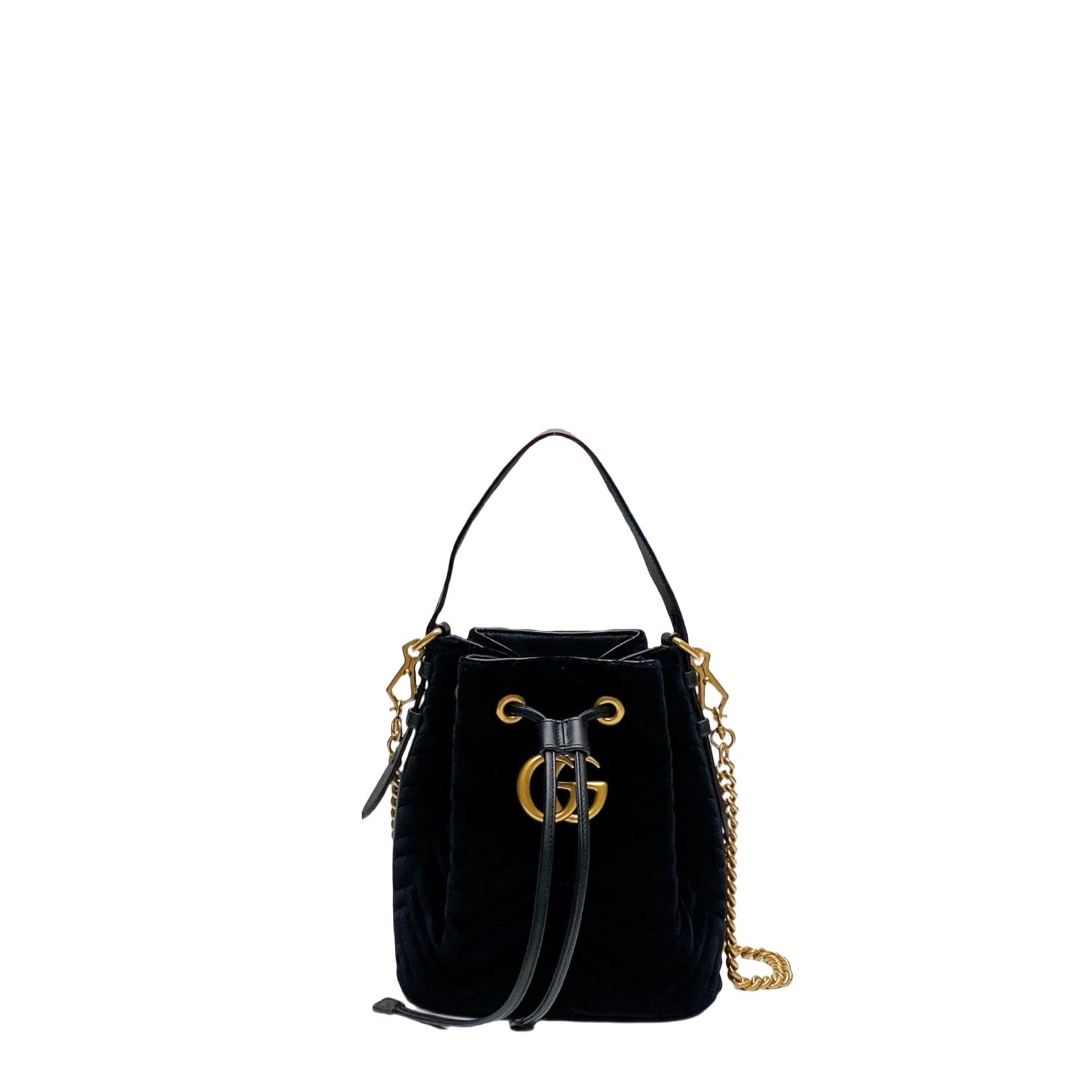 GUCCI MARMONT VELVET BUCKET