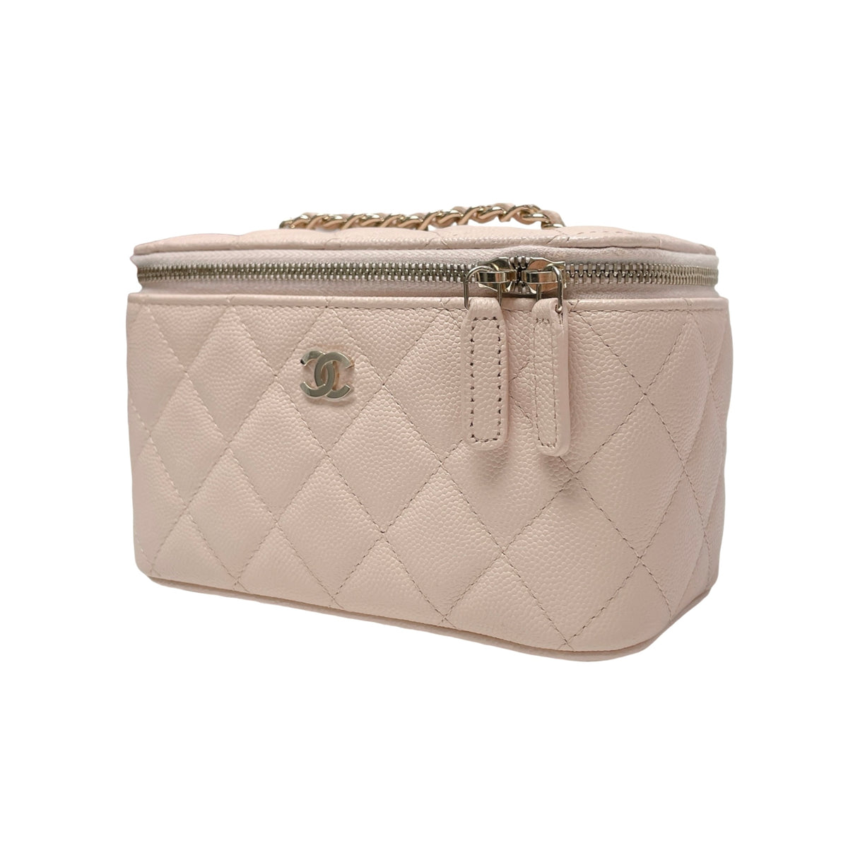 CHANEL VANITY CASE WITH CHAIN
