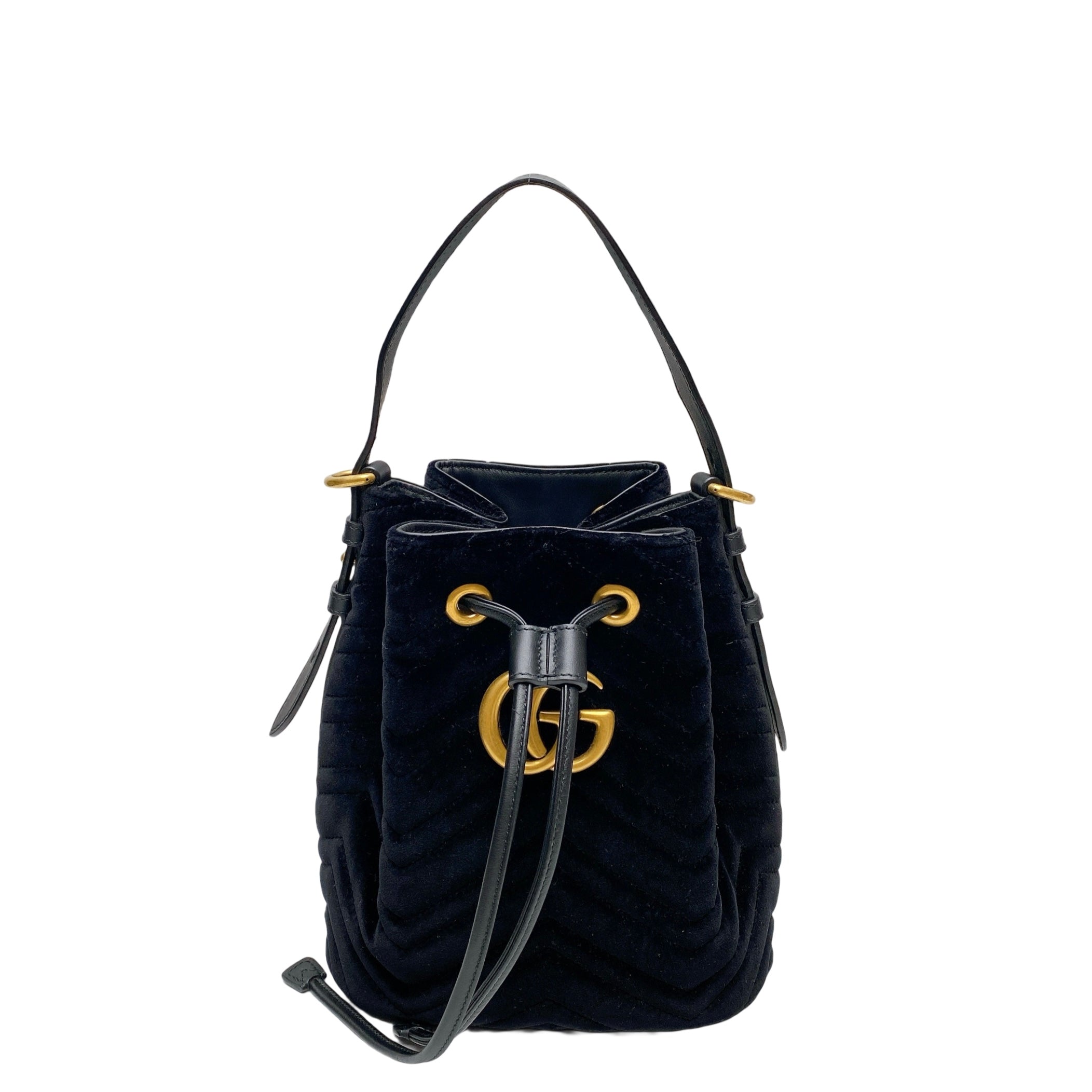 GUCCI MARMONT VELVET BUCKET