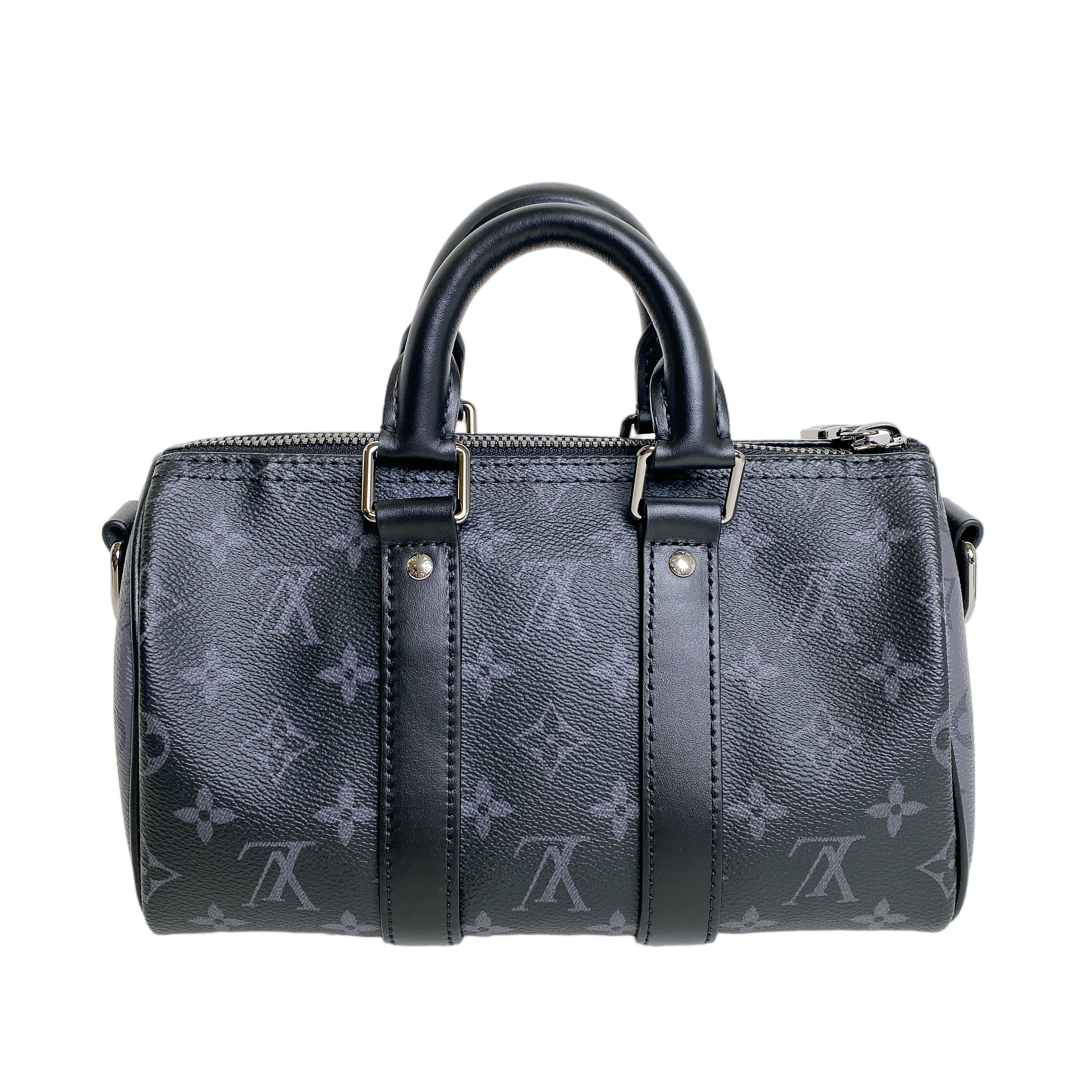 LV Keepall Bandouliere 25 Monogram Eclipse