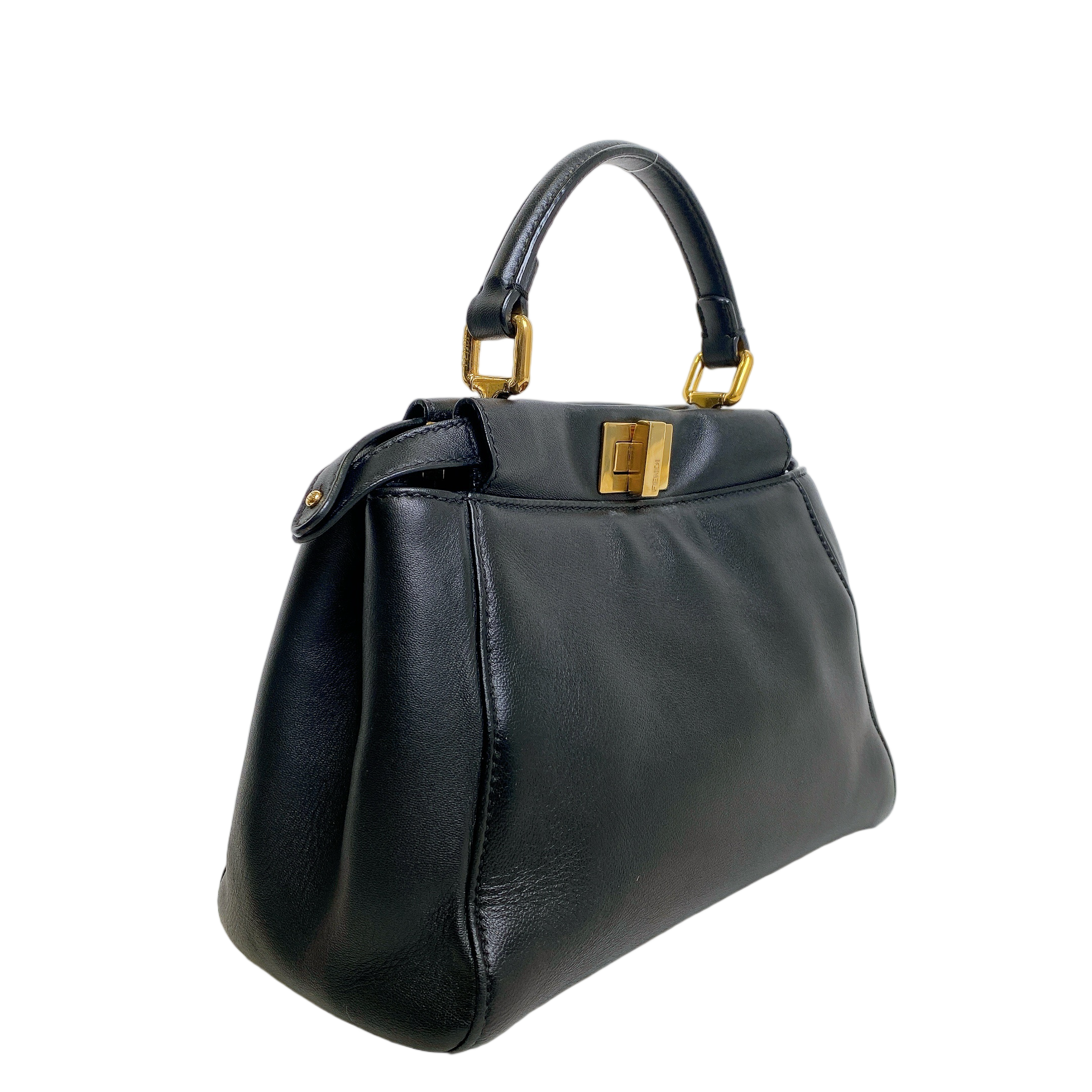 FENDI PEEKABOO MINI IN BLACK