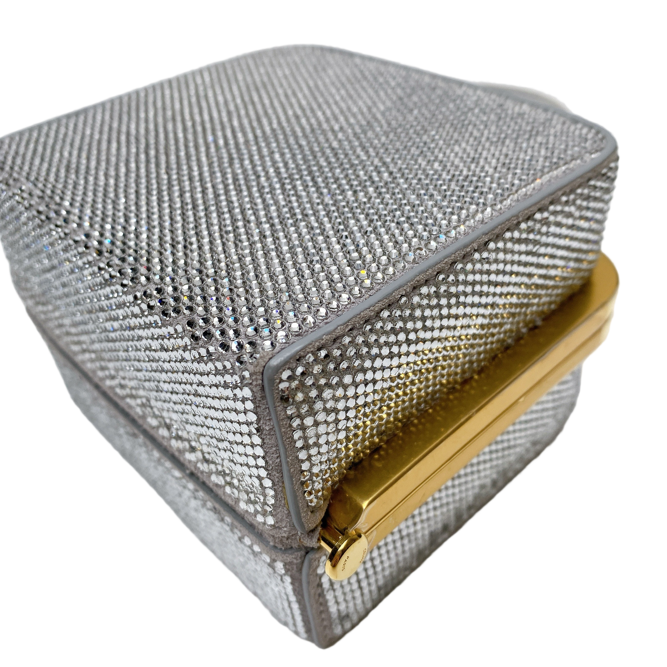 CELINE LANA MINAUDIERE IN SUEDE CALFSKIN WITH STRASS