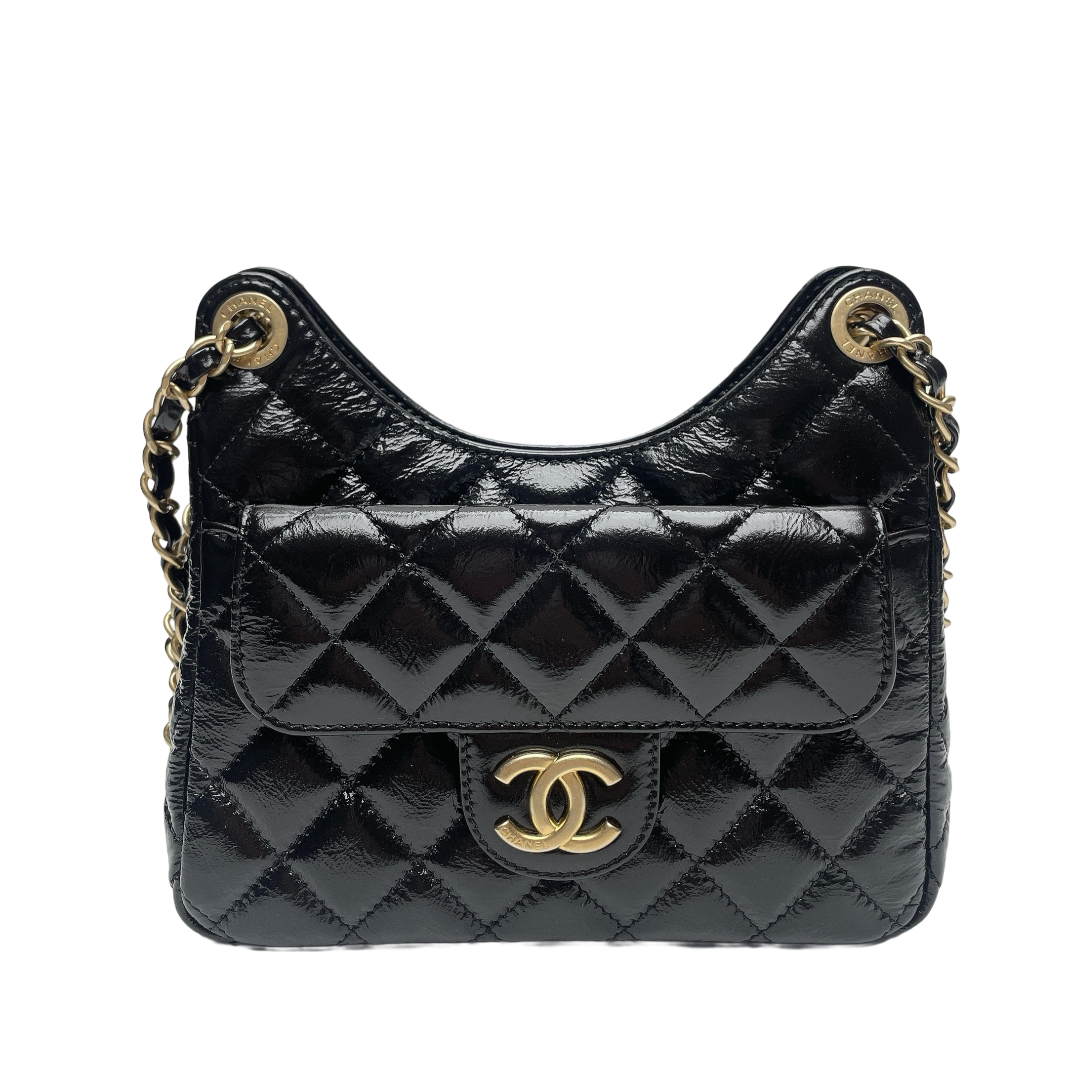 CHANEL WAVY CC HOBO SMALL