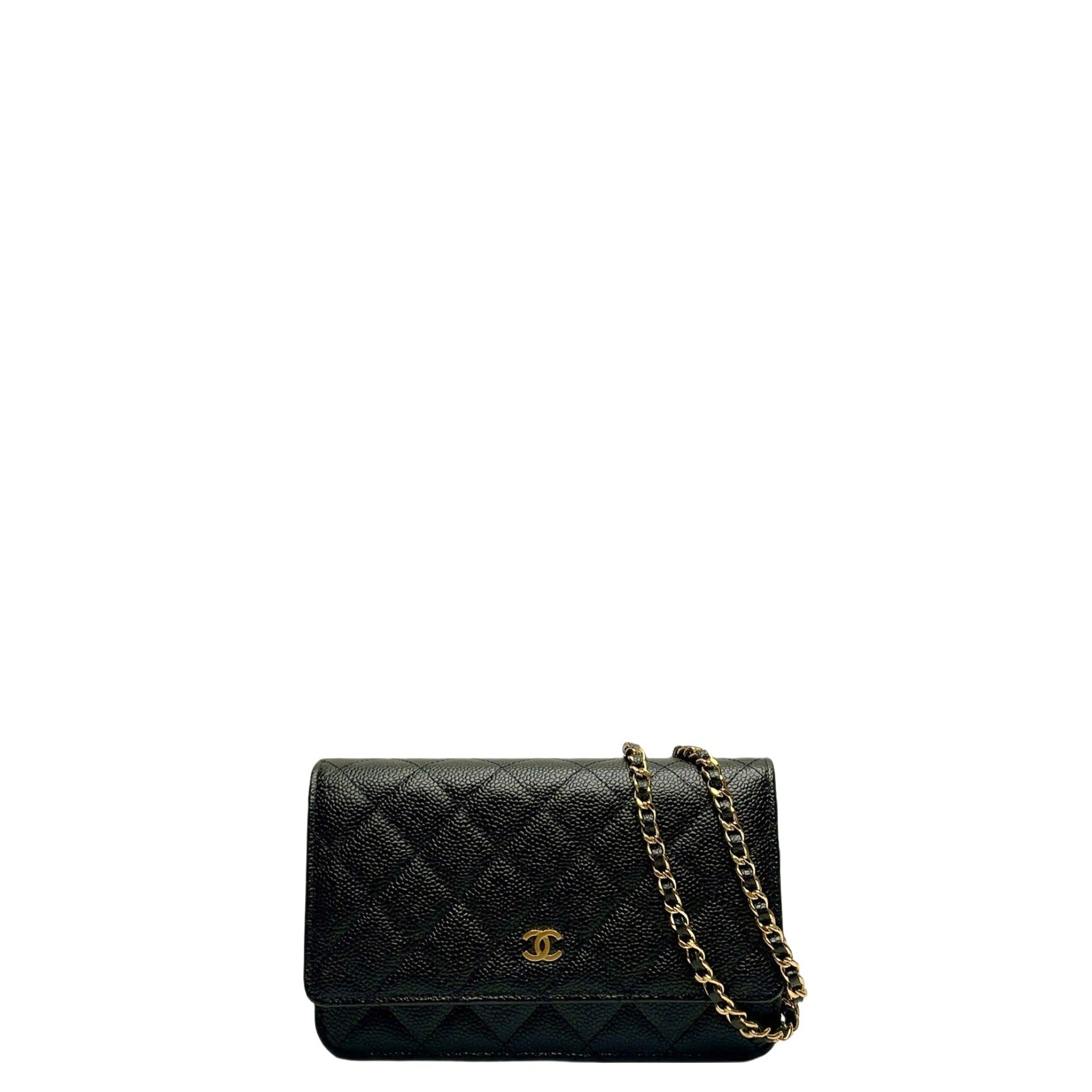 CHANEL WALLET ON CHAIN IN GHW