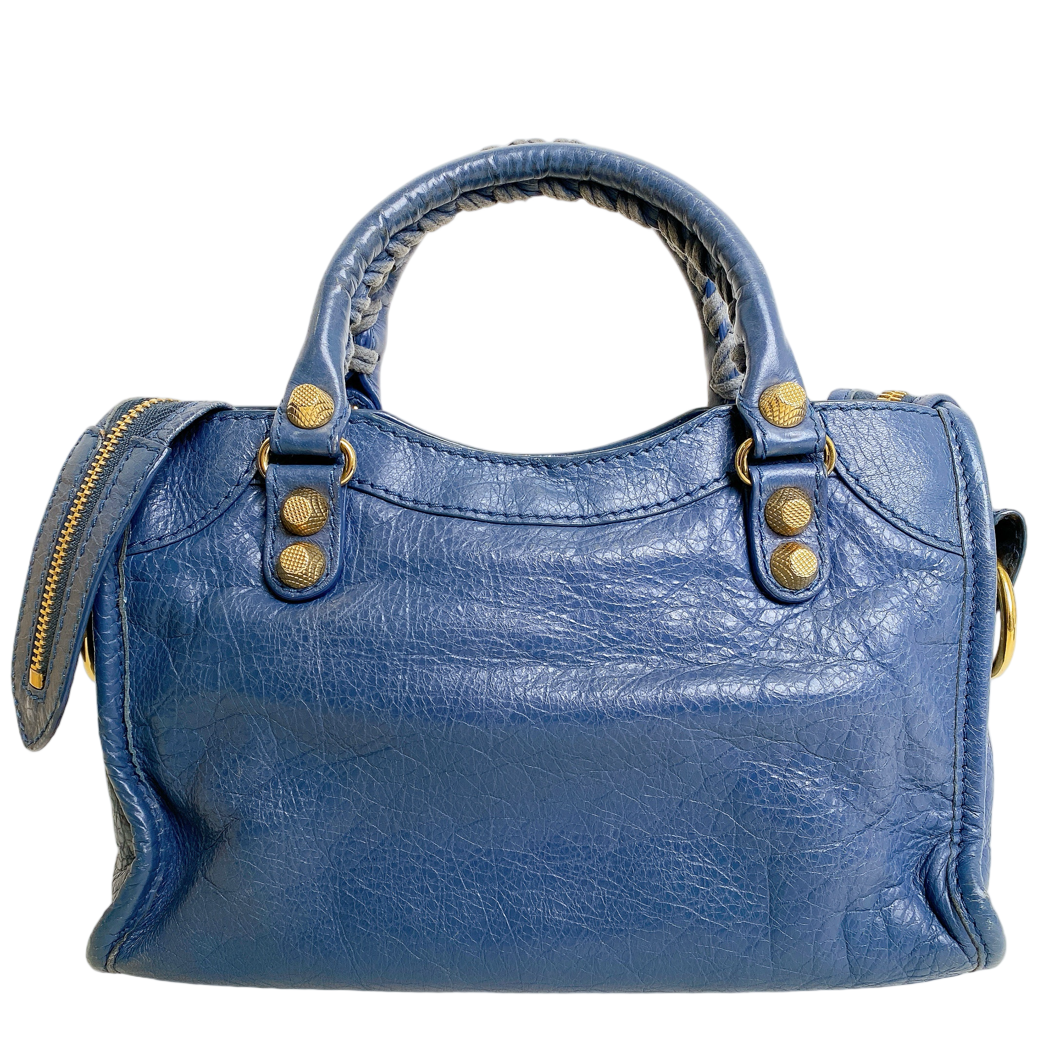 BALENCIAGA CITY MINI IN BLUE