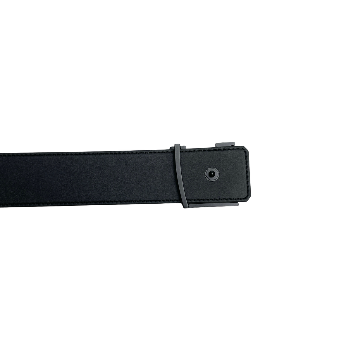 LV INITIALES 40MM MATTE BLACK BELT