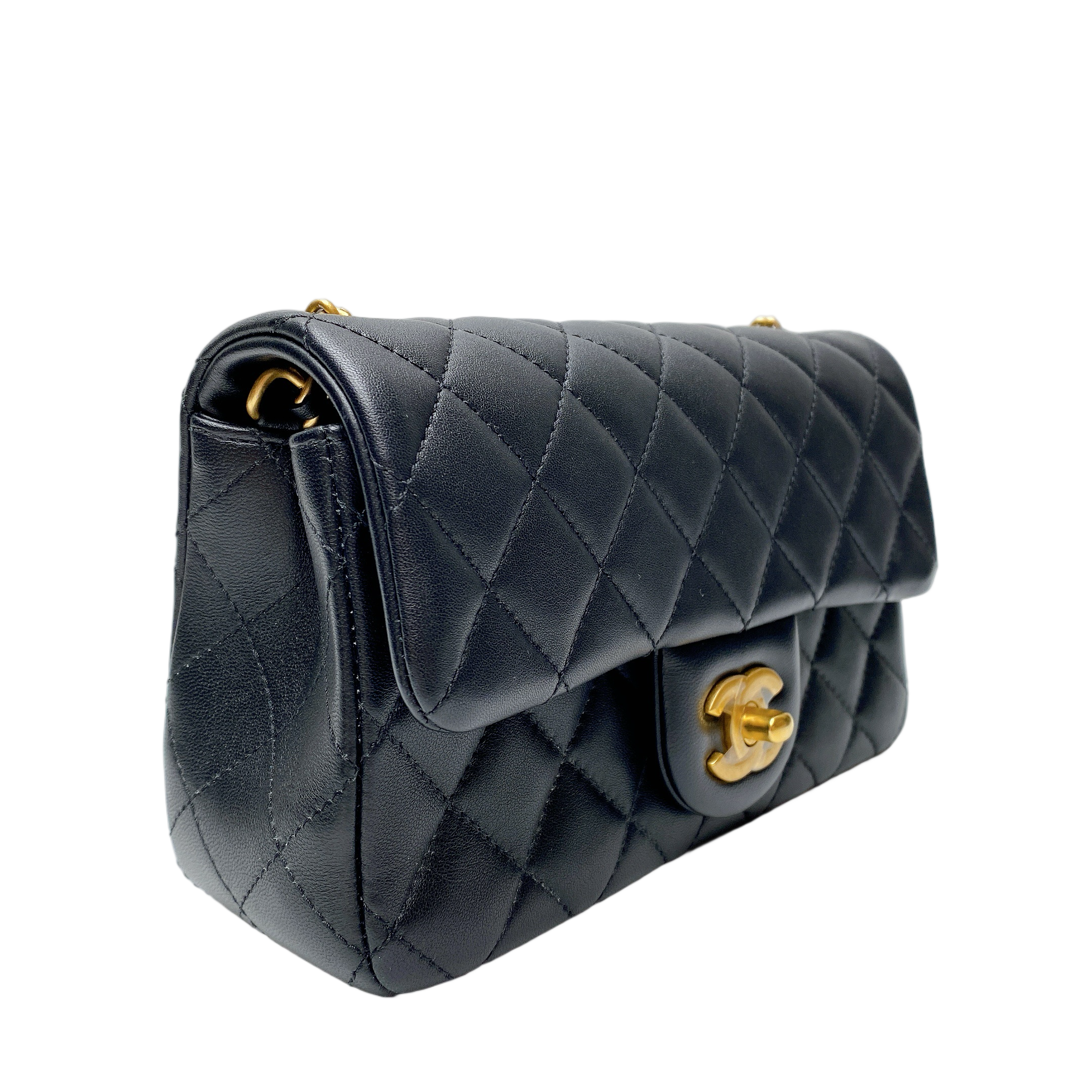 CHANEL CF MINI RECTANGULAR PEARL CRUSH