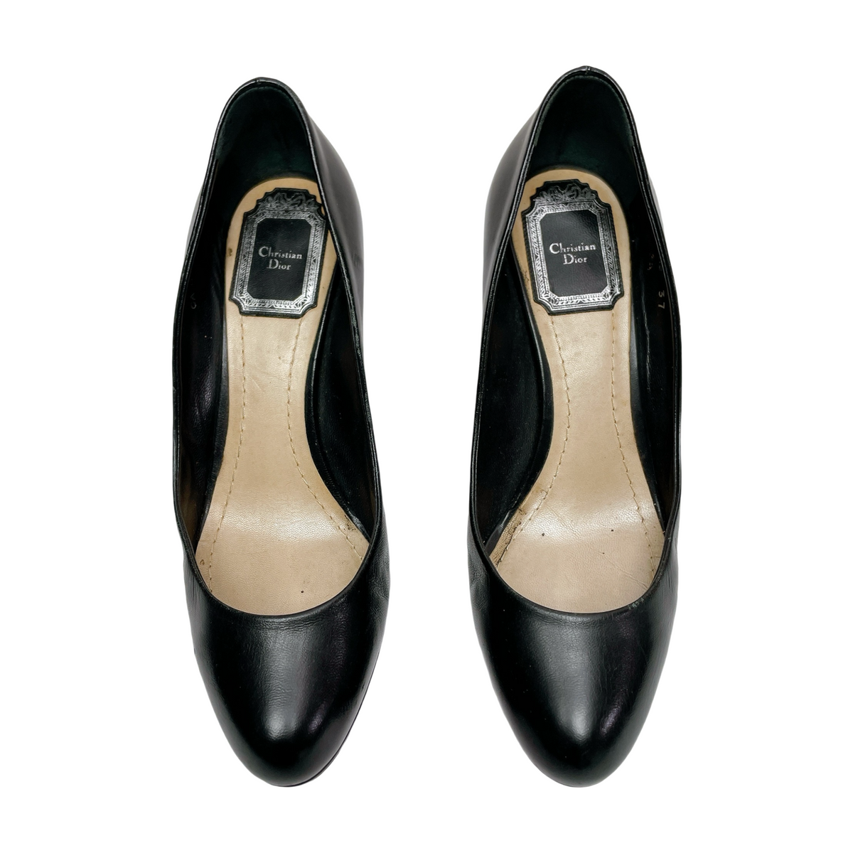 DIOR LEATHER PLATFORM PUMPS