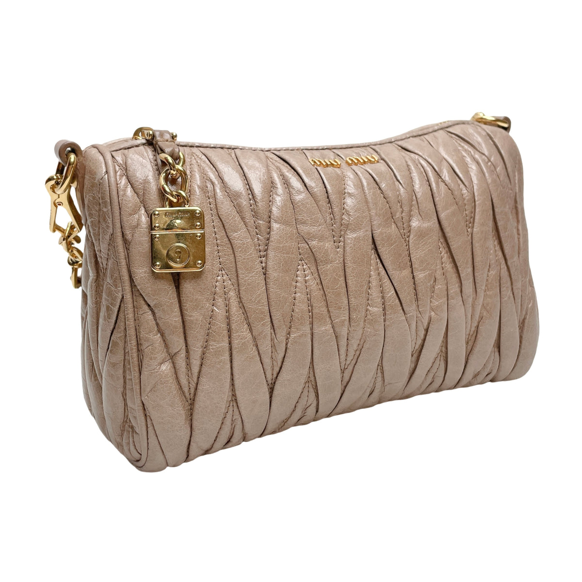 MIUMIU MATELASSÉ LUX SHOULDER BAG
