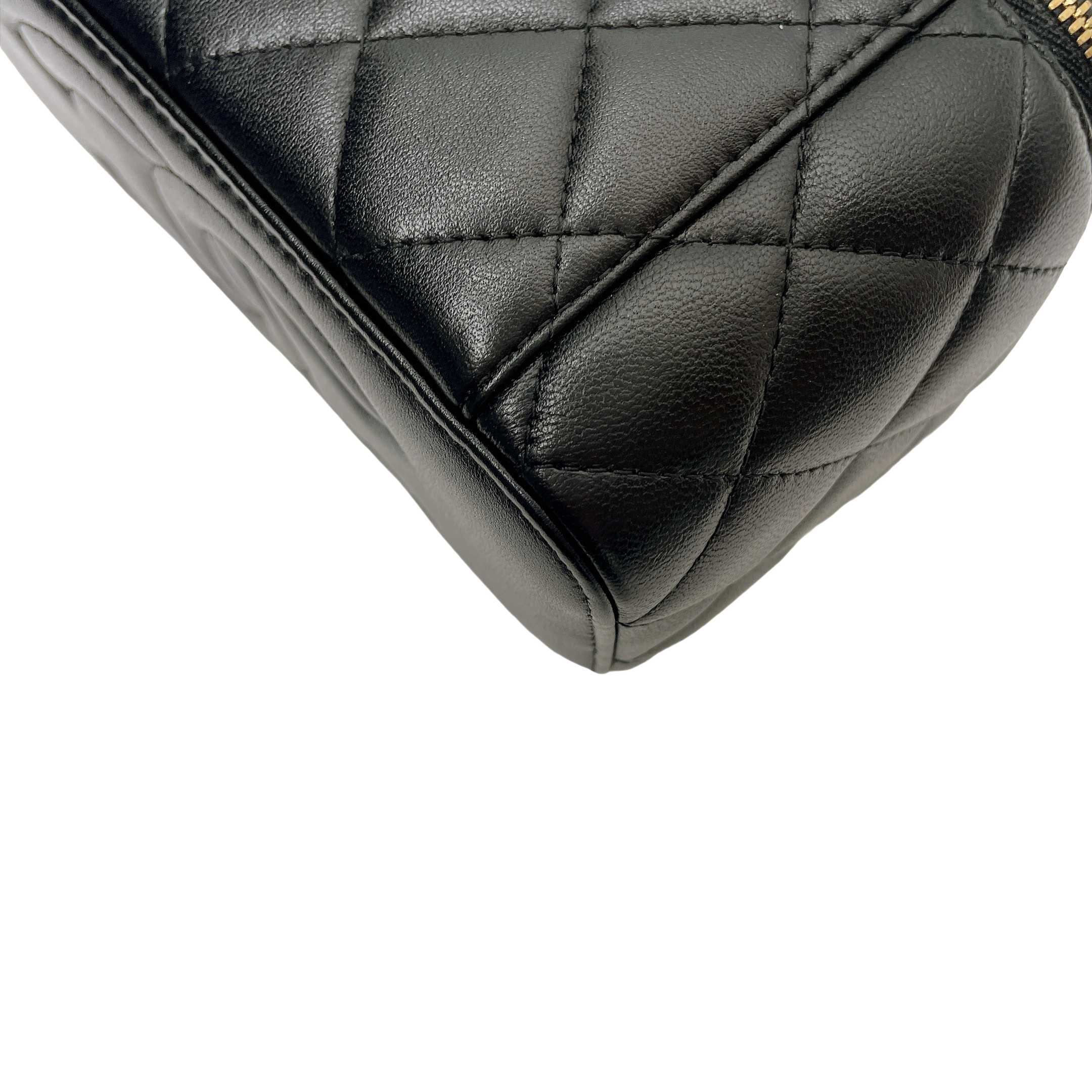 CHANEL VANITY WITH CHAIN TOP HANDLE