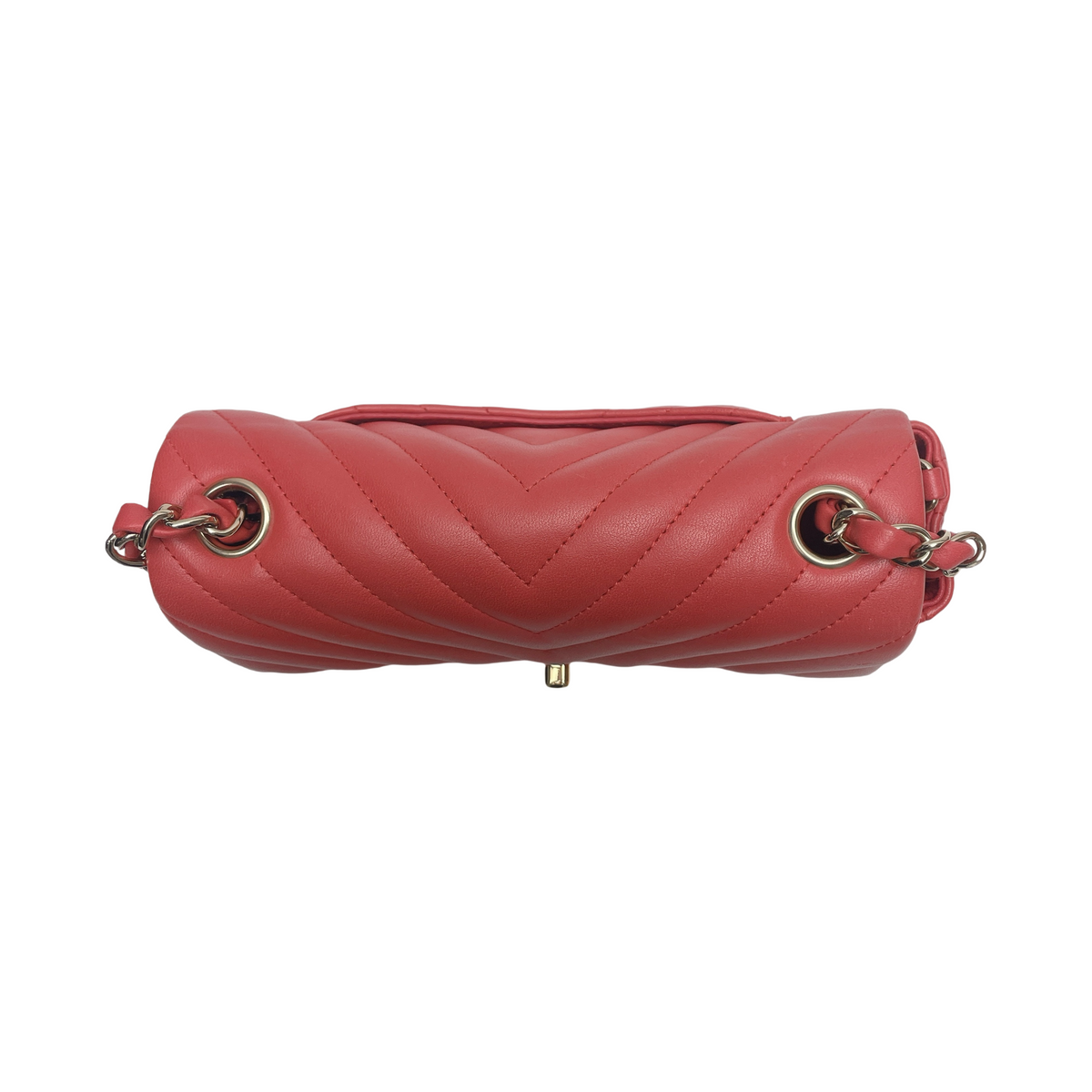 CHANEL CHEVRON RECTANGULAR FLAP