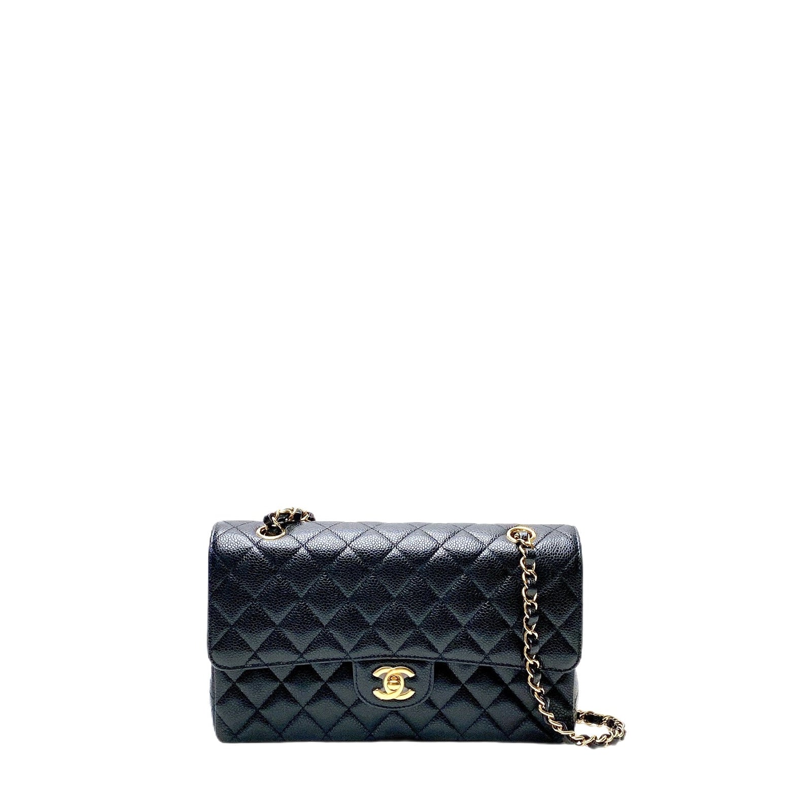 CHANEL CF MEDIUM IN CAVIAR GHW