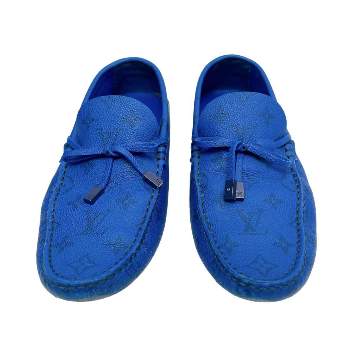 LV LEATHER LIGHT BLUE