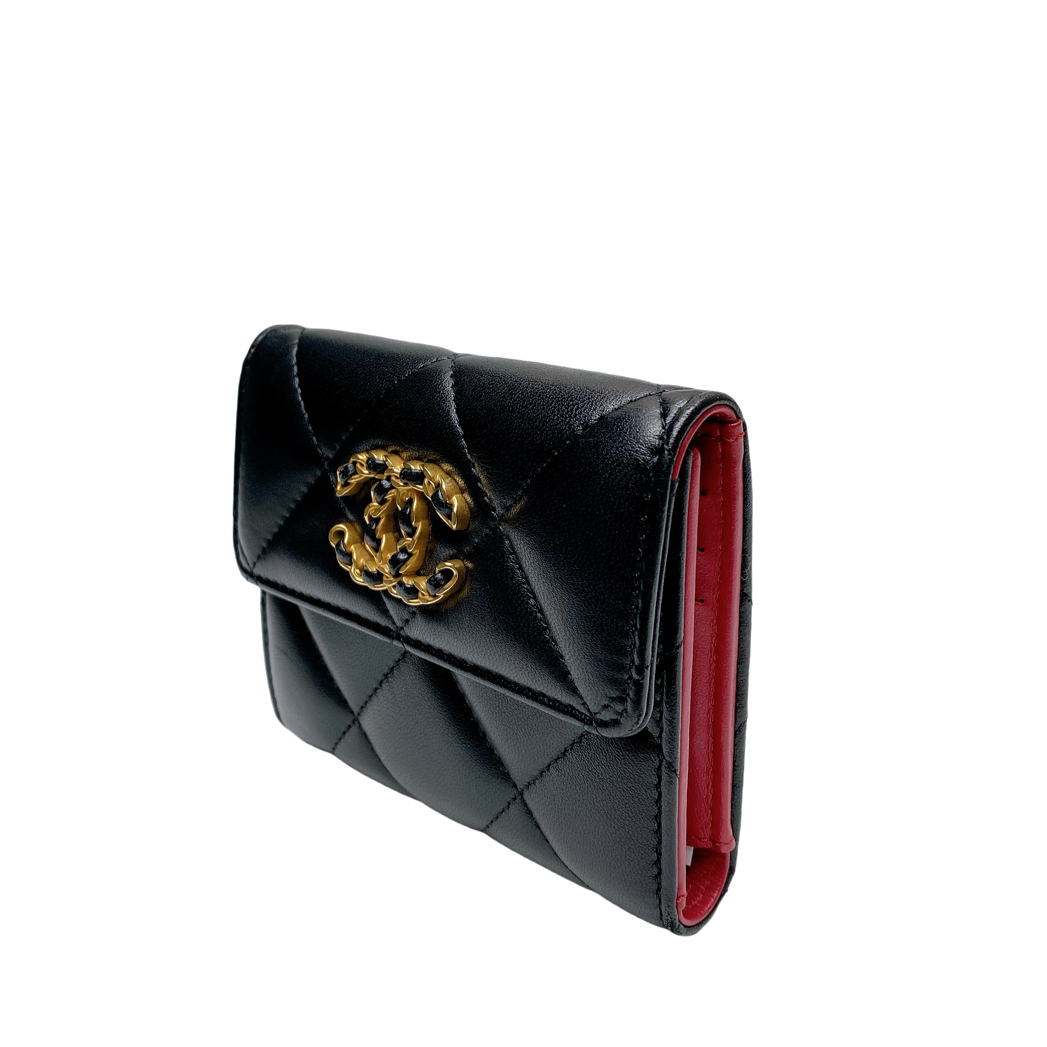 CHANEL 19 FLAP SHORT WALLET