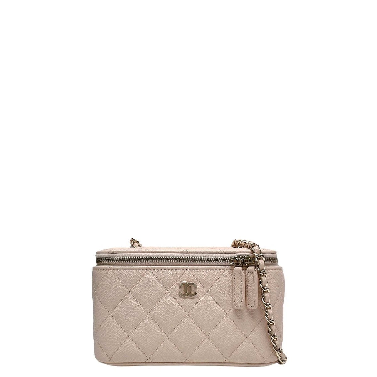 CHANEL VANITY CASE WITH CHAIN