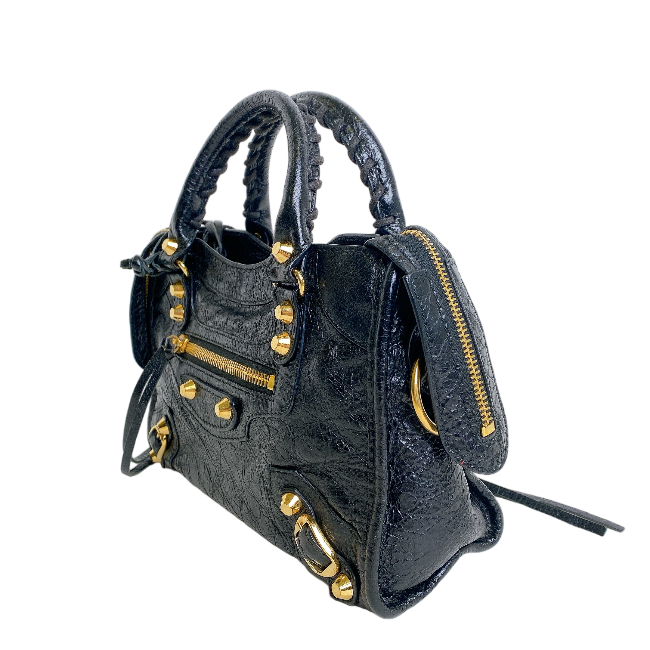 BALENCIAGA CITY MINI BLACK IN TASSLE