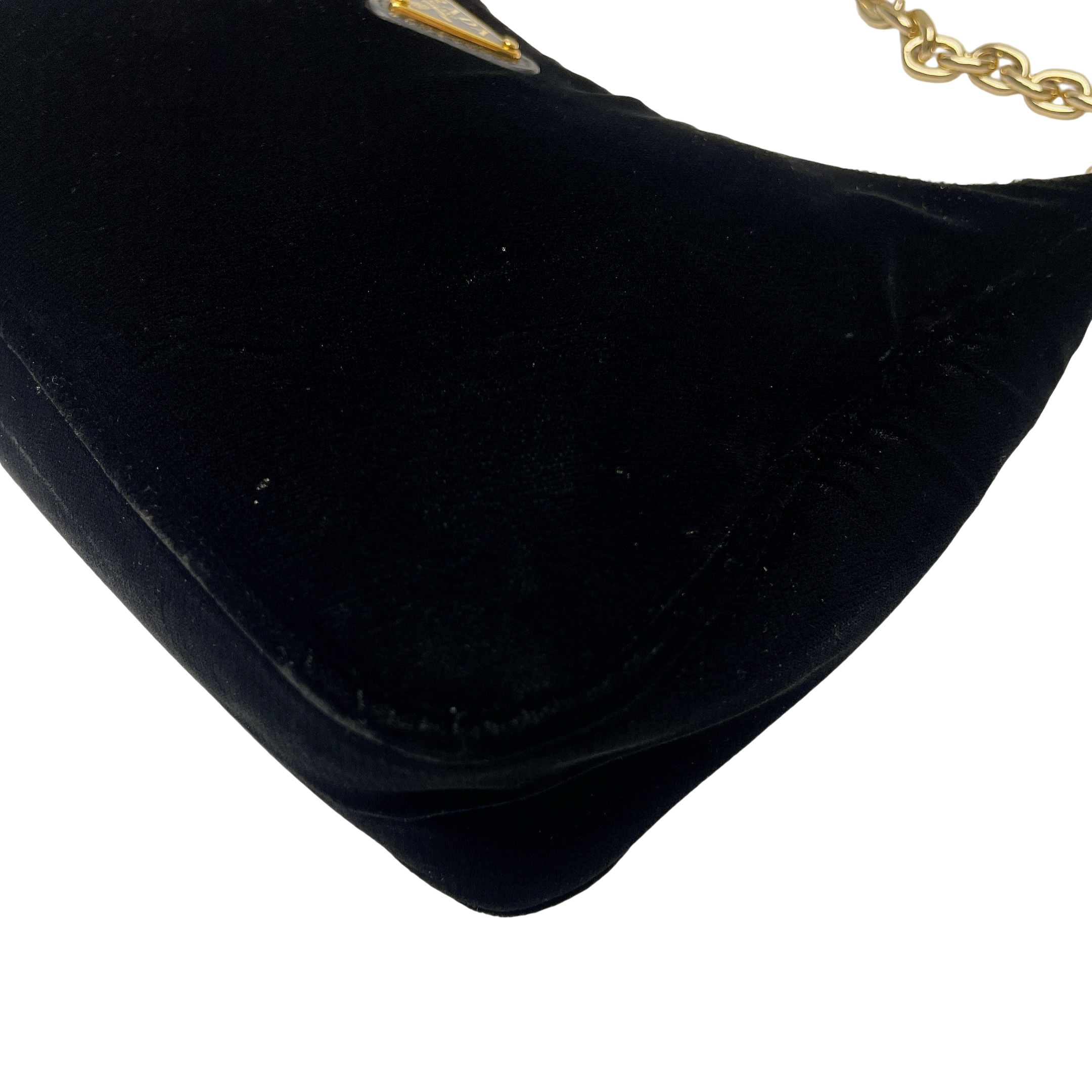 PRADA MINI VELVET SHOULDER BAG