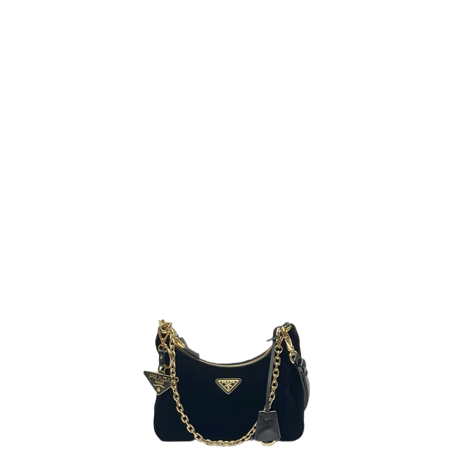 PRADA MINI VELVET SHOULDER BAG