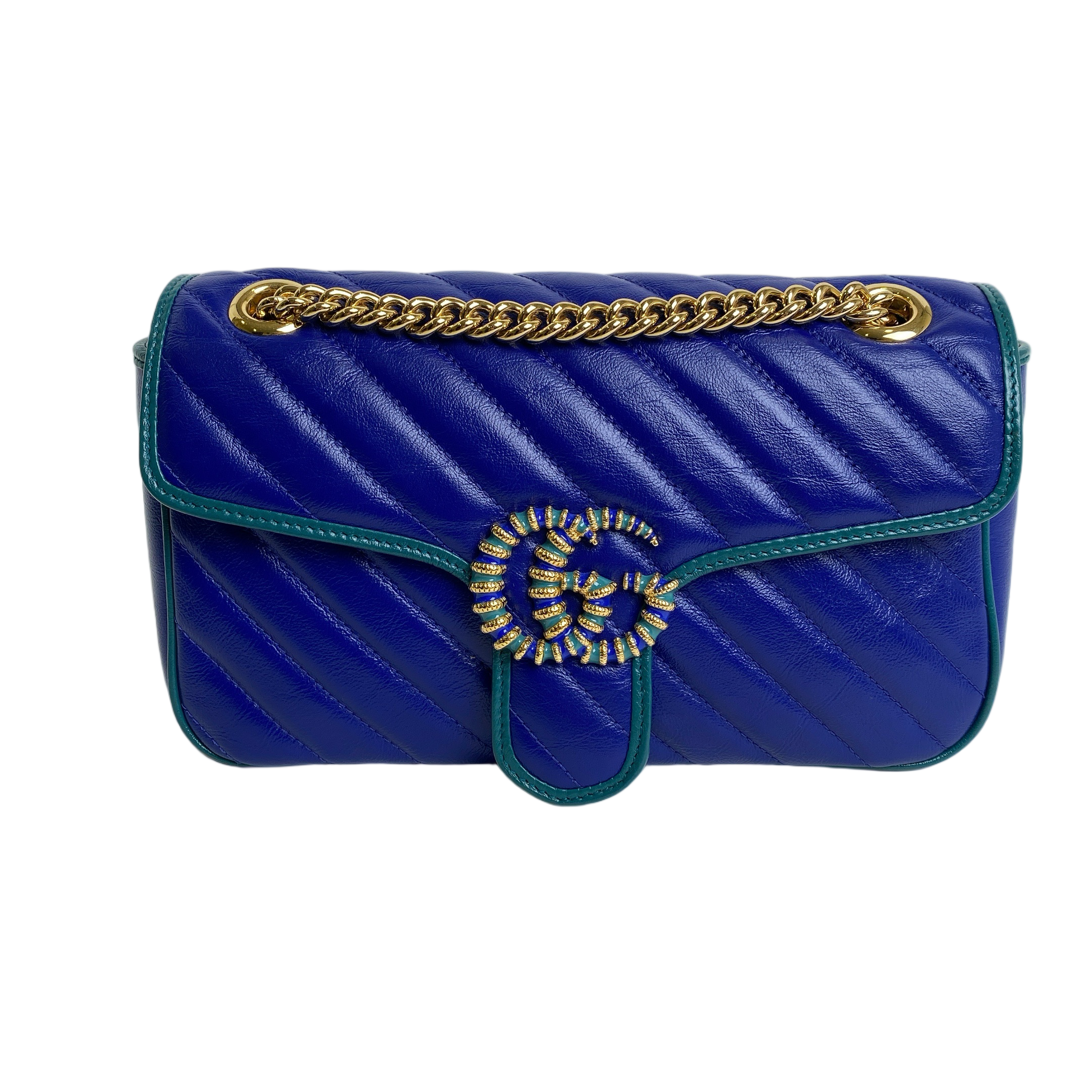 GUCCI MARMONT SMALL IN BLUE