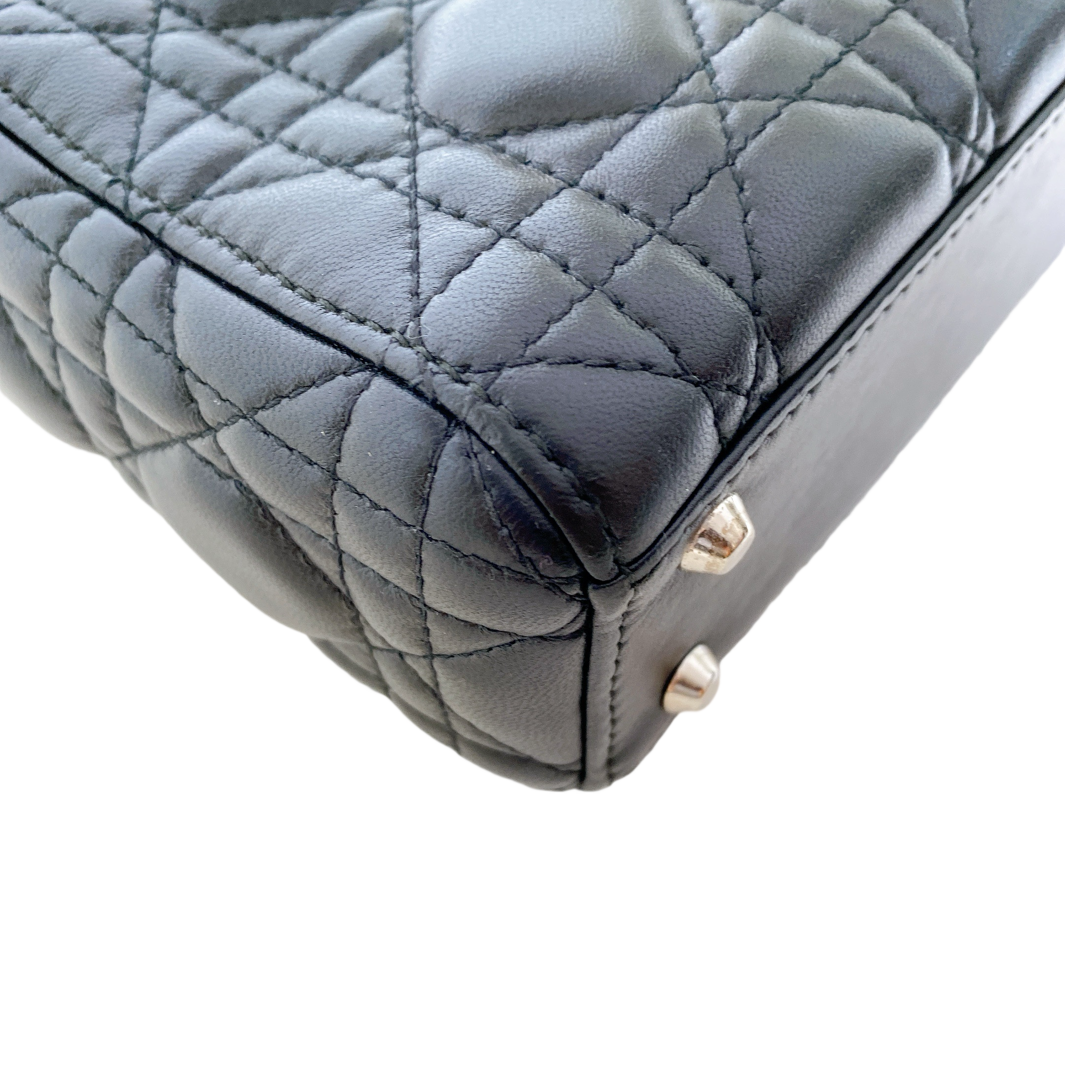 LADY DIOR MINI IN BLACK