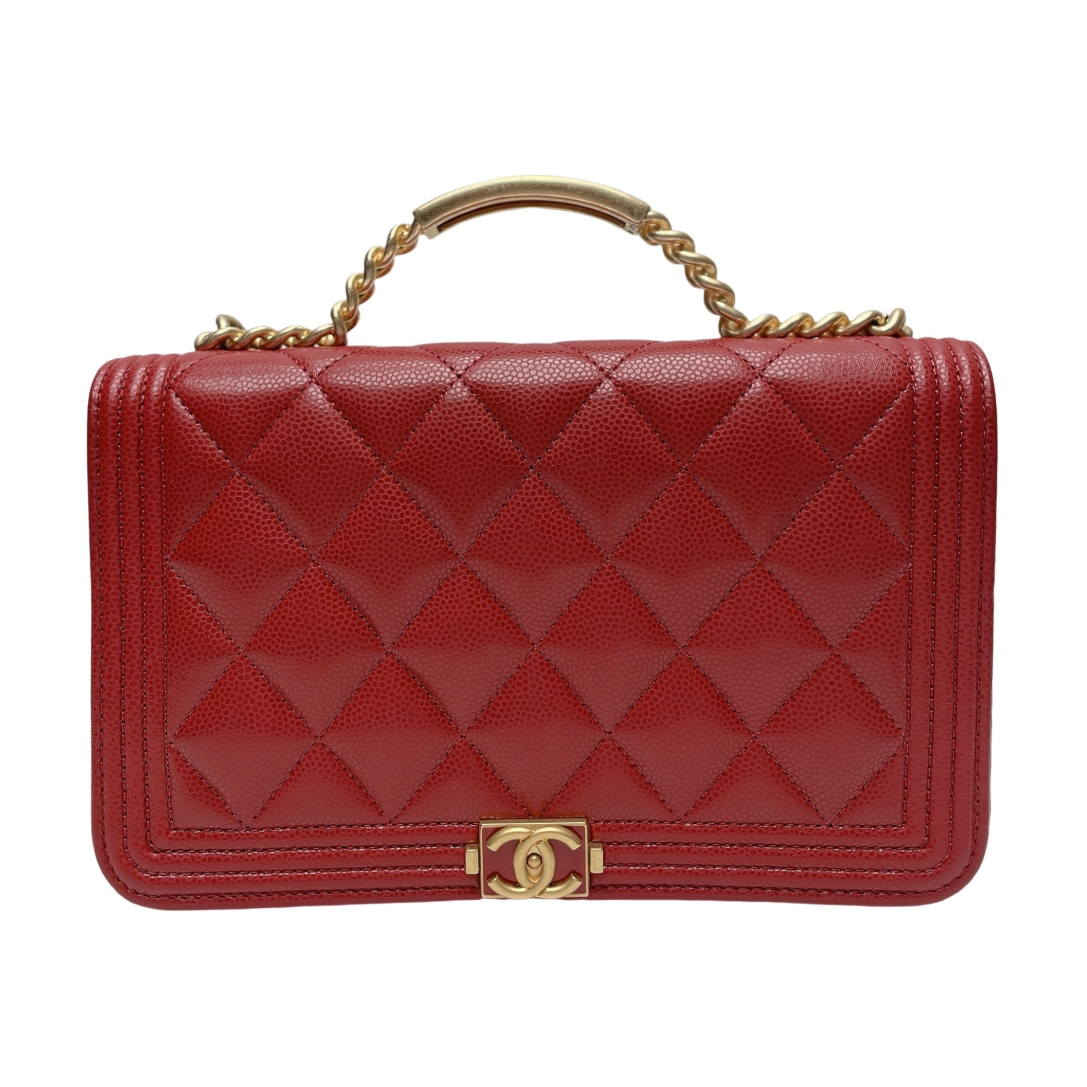 CHANEL LEBOY TOP HANDLE WALLET ON CHAIN