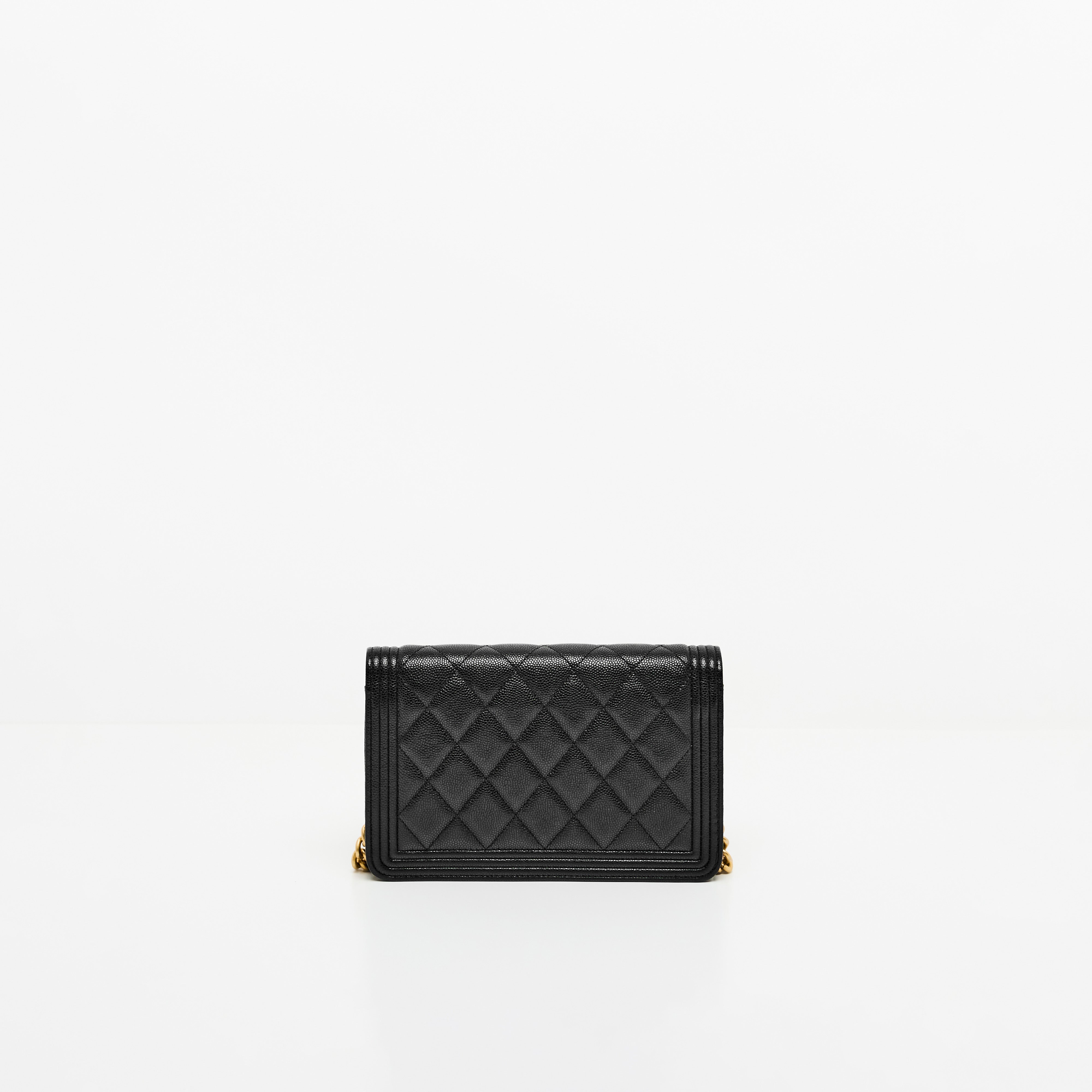 Chanel Boy Woc in Black