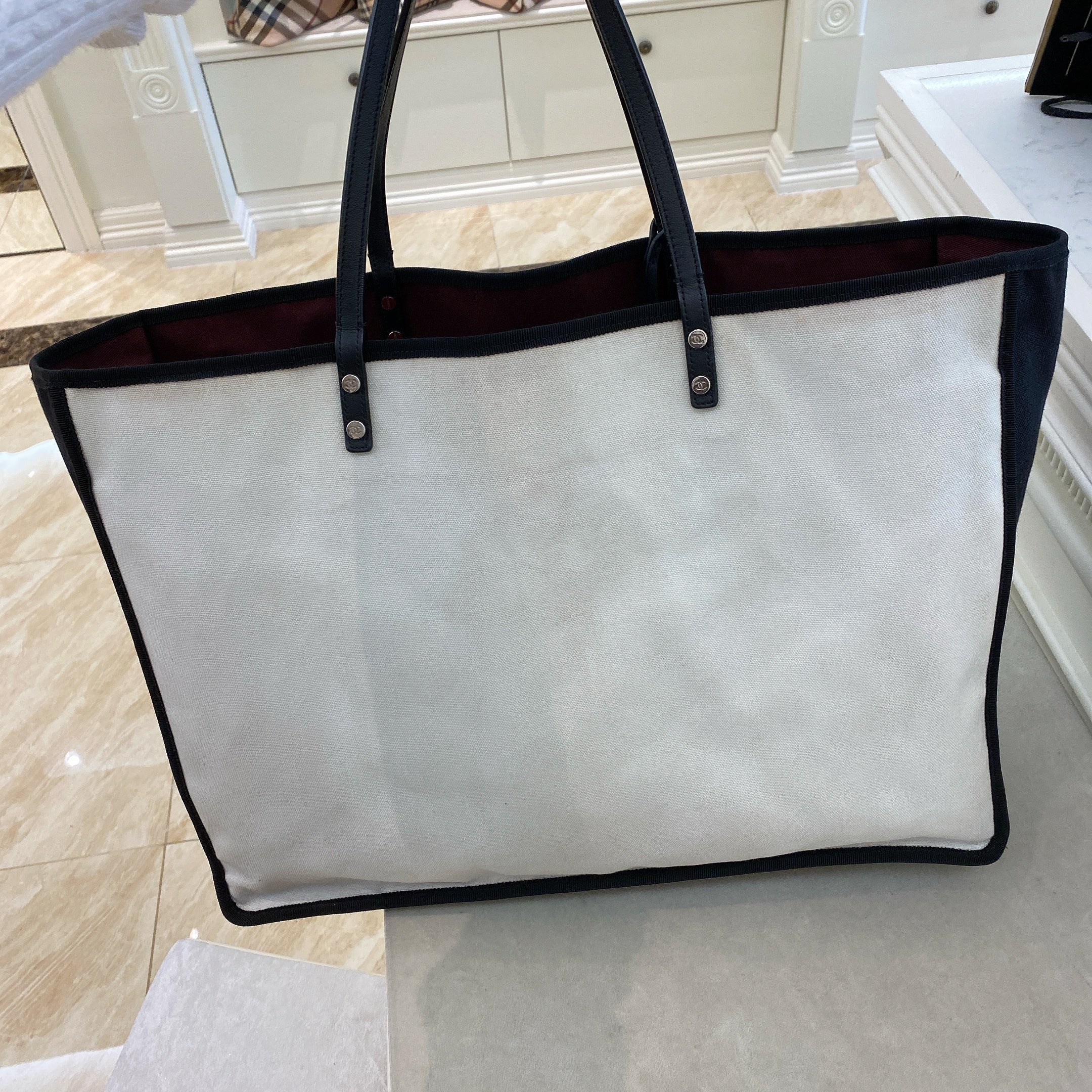 Chanel Lady First Canvas Tote