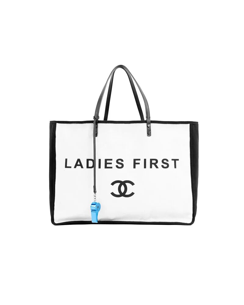 Chanel Lady First Canvas Tote