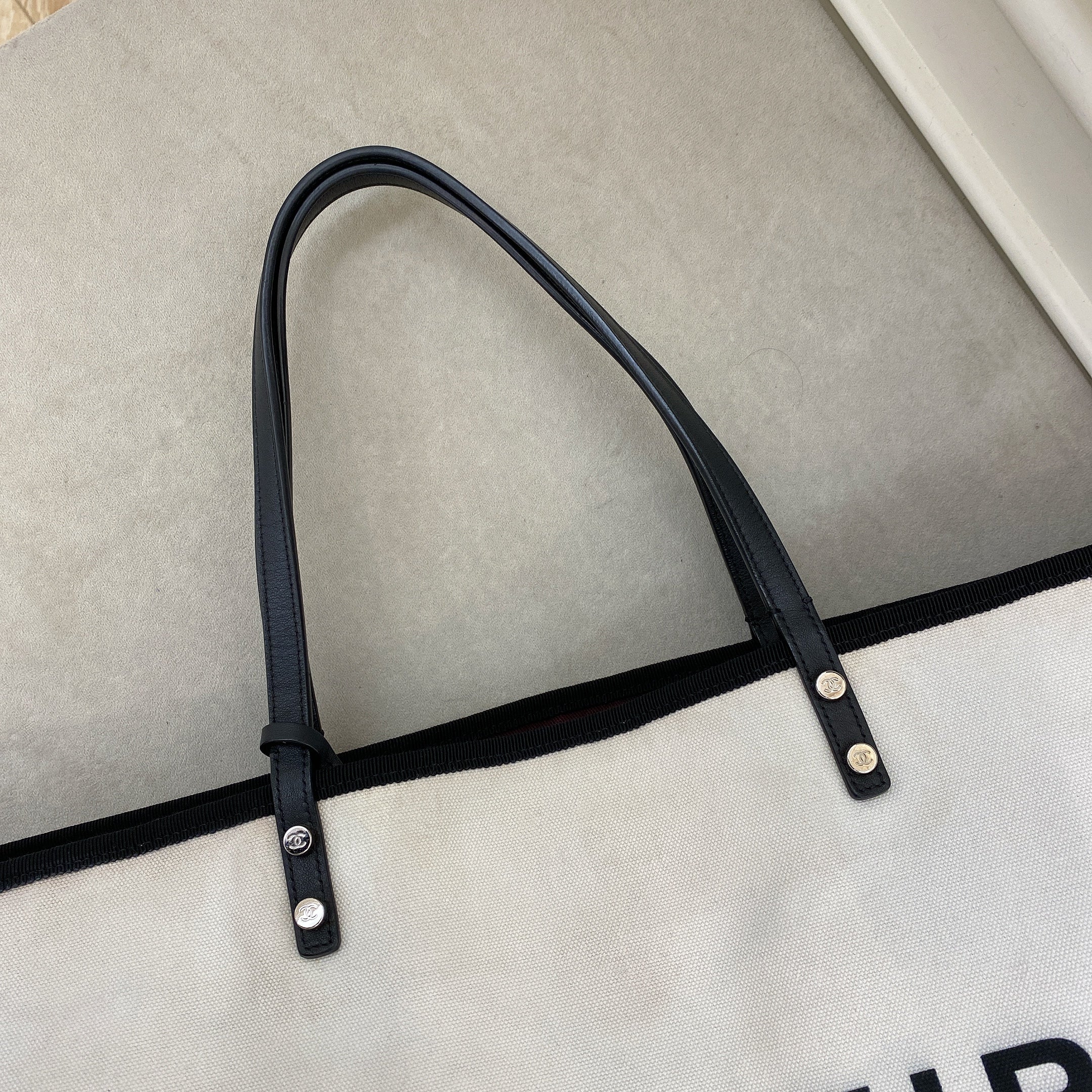 Chanel Lady First Canvas Tote