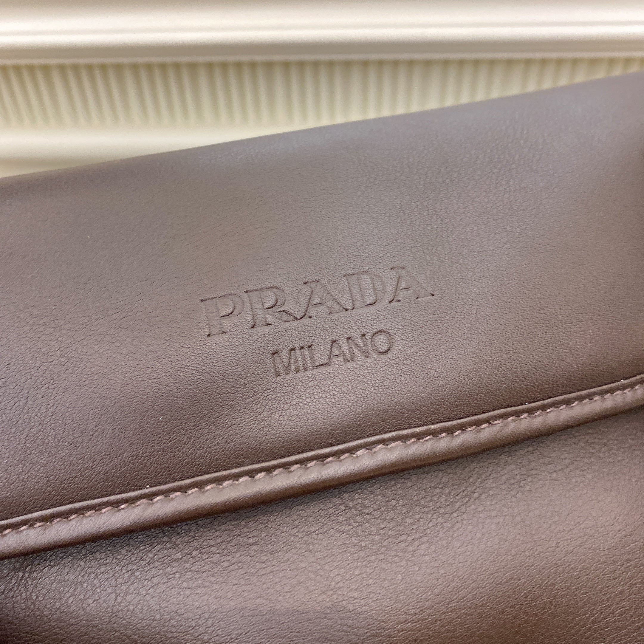 Prada Calfskin Messenger Bag