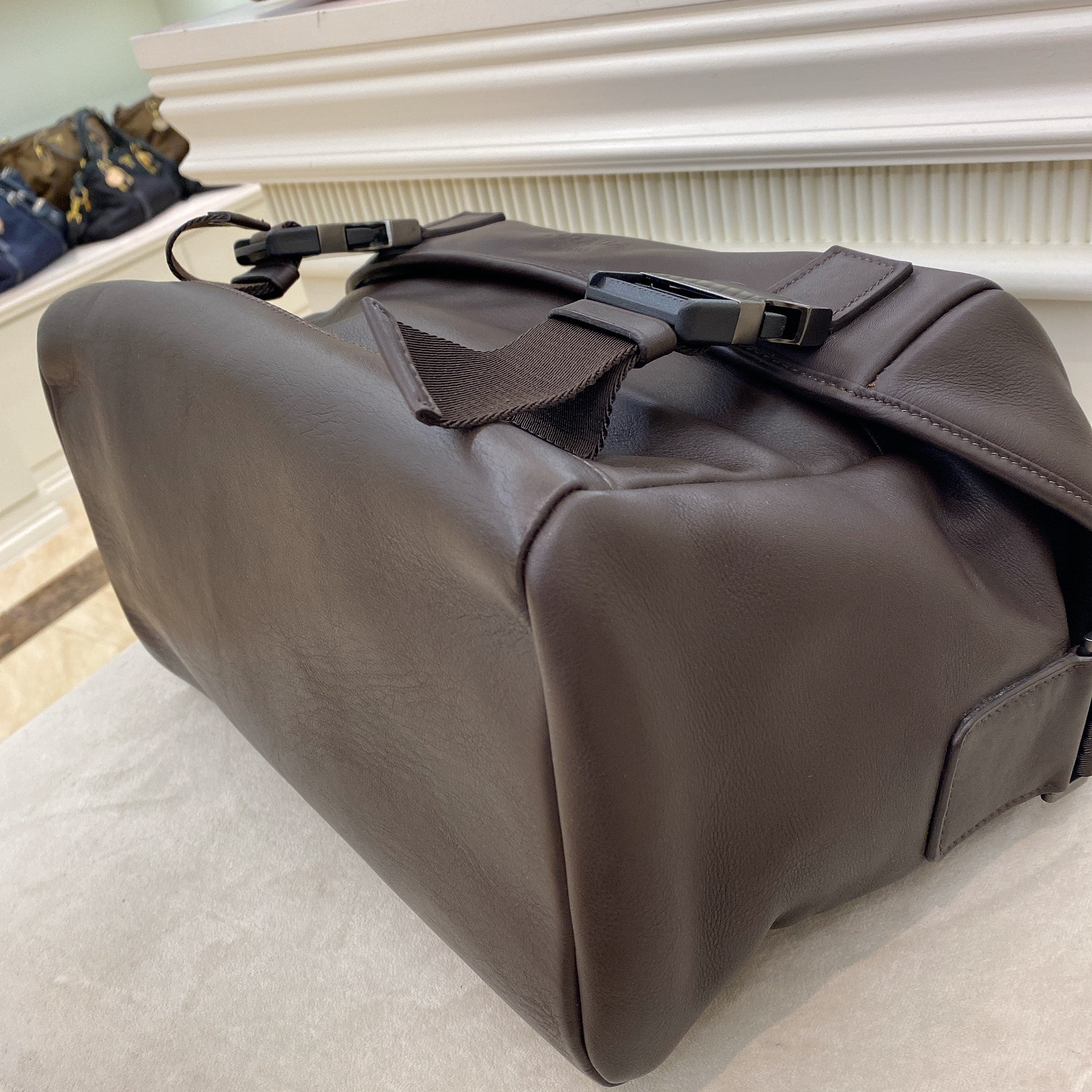 Prada Calfskin Messenger Bag