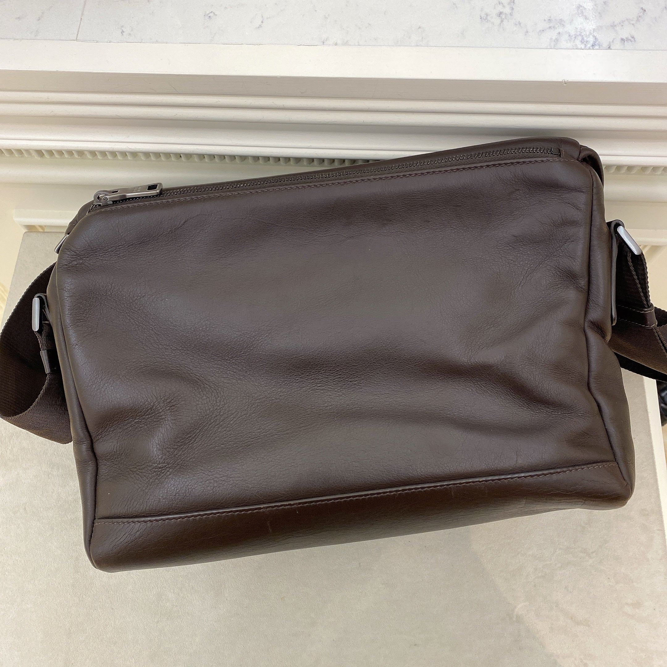 Prada Calfskin Messenger Bag