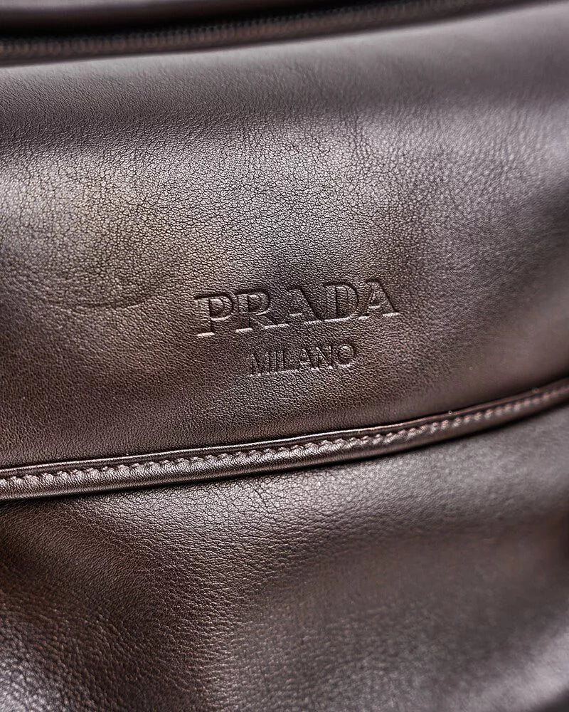 Prada Calfskin Messenger Bag