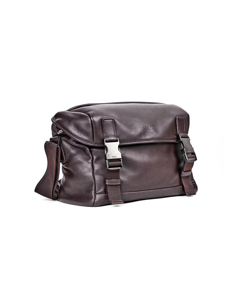 Prada Calfskin Messenger Bag