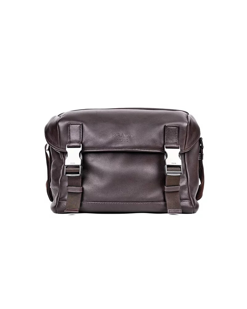 Prada Calfskin Messenger Bag