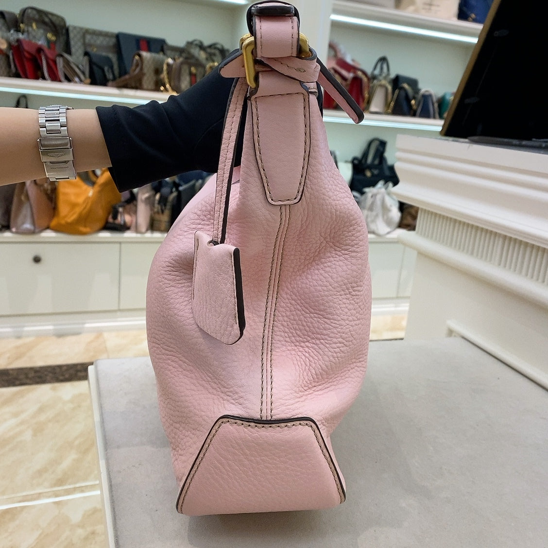 MCM Pink Hobo